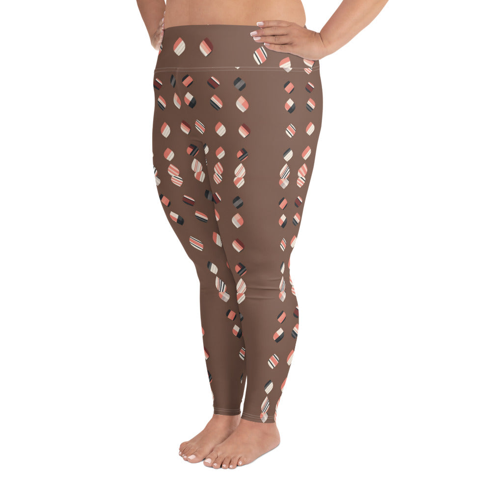 All-Over Print Plus Size Leggings