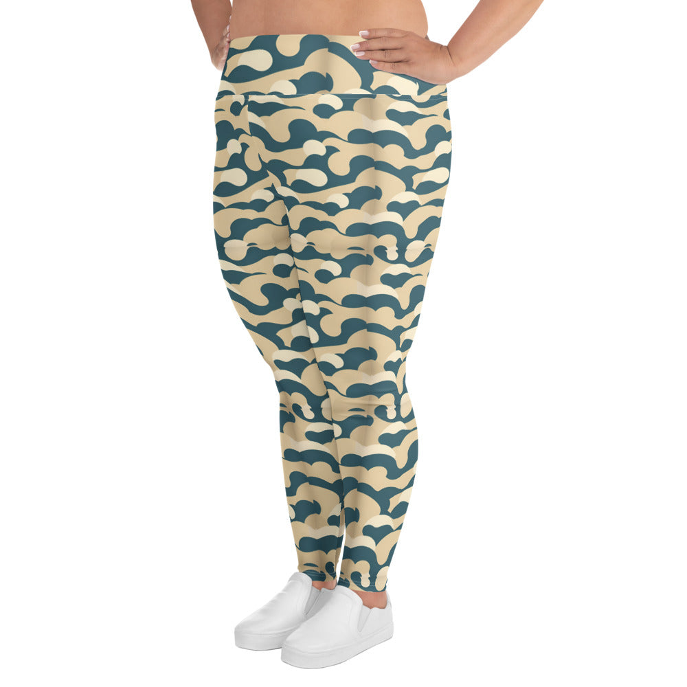 All-Over Print Plus Size Leggings