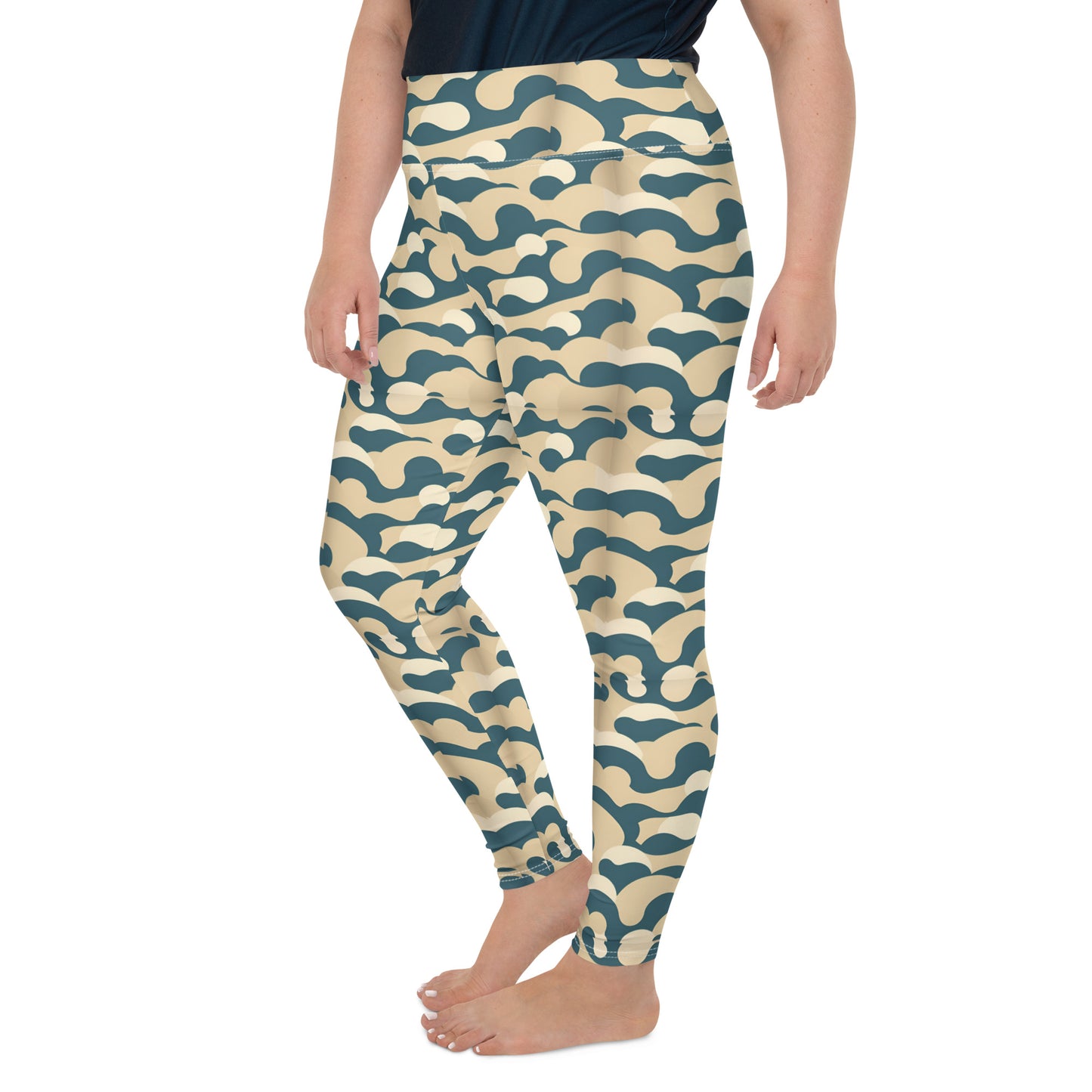 All-Over Print Plus Size Leggings