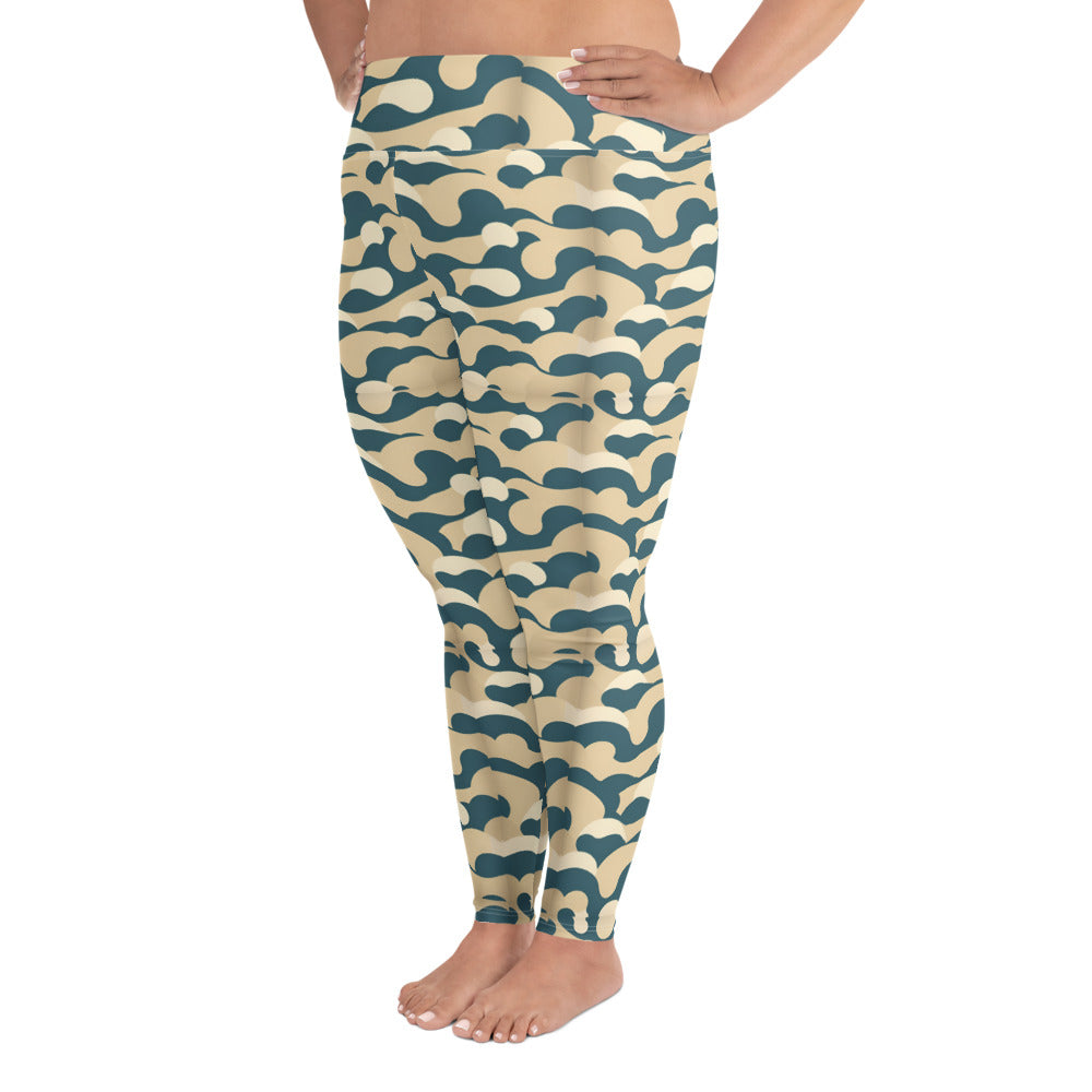 All-Over Print Plus Size Leggings