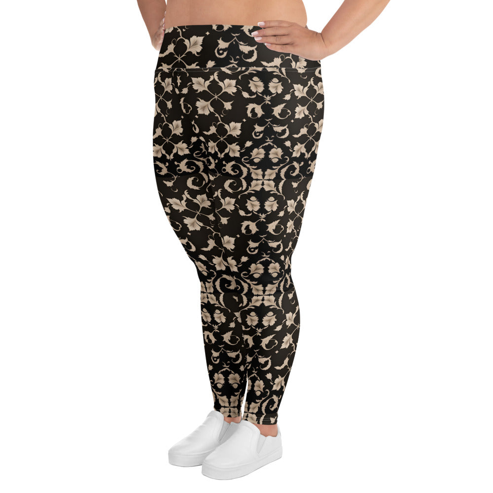 All-Over Print Plus Size Leggings