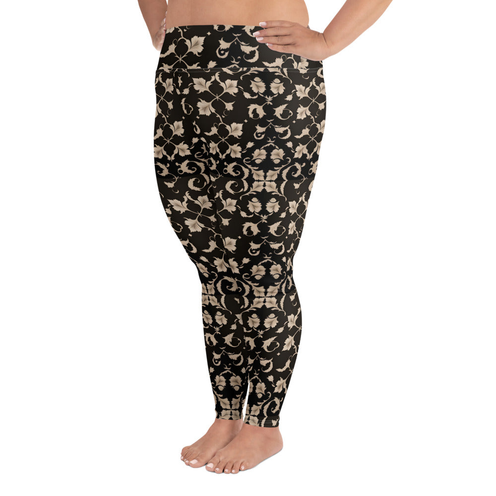 All-Over Print Plus Size Leggings