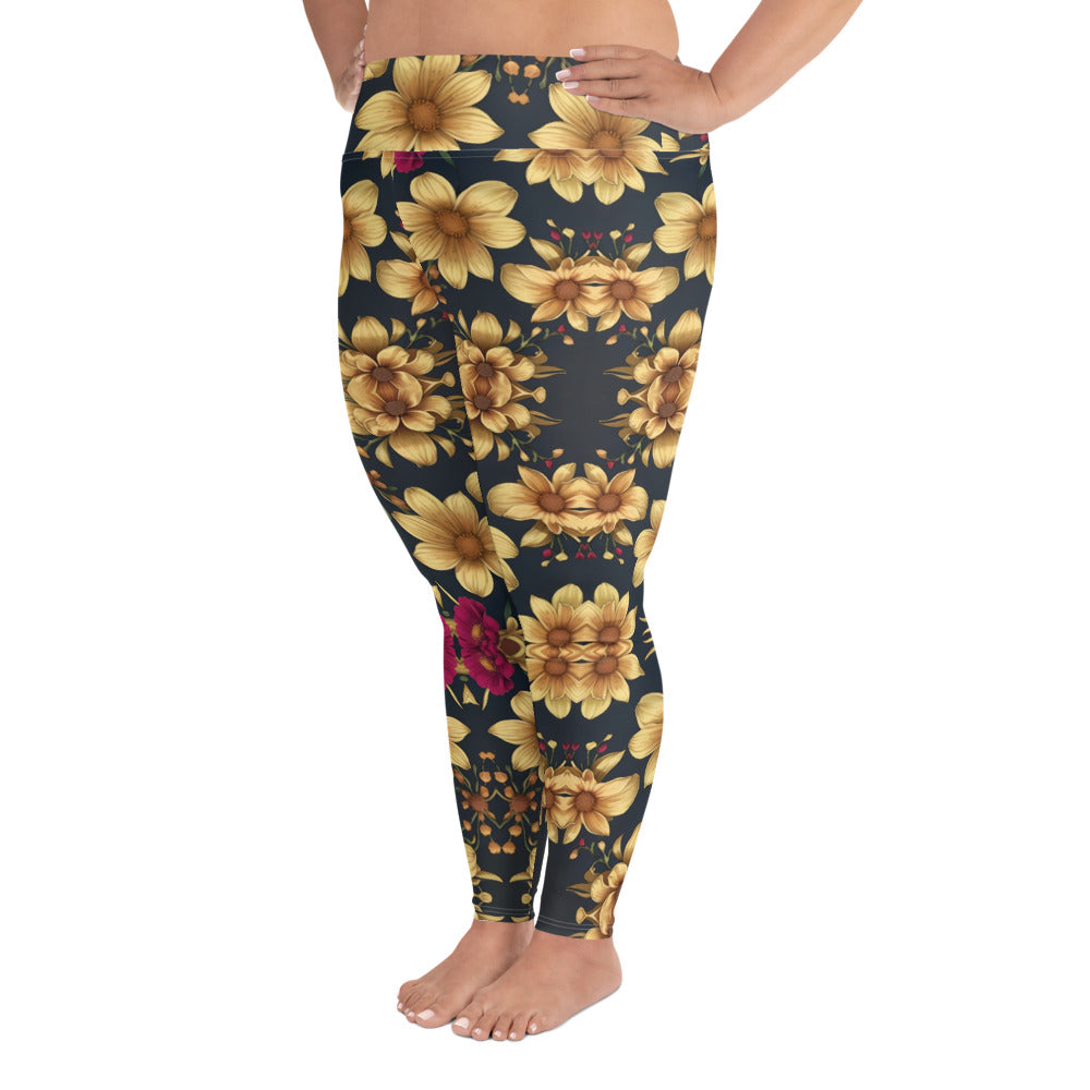 All-Over Print Plus Size Leggings