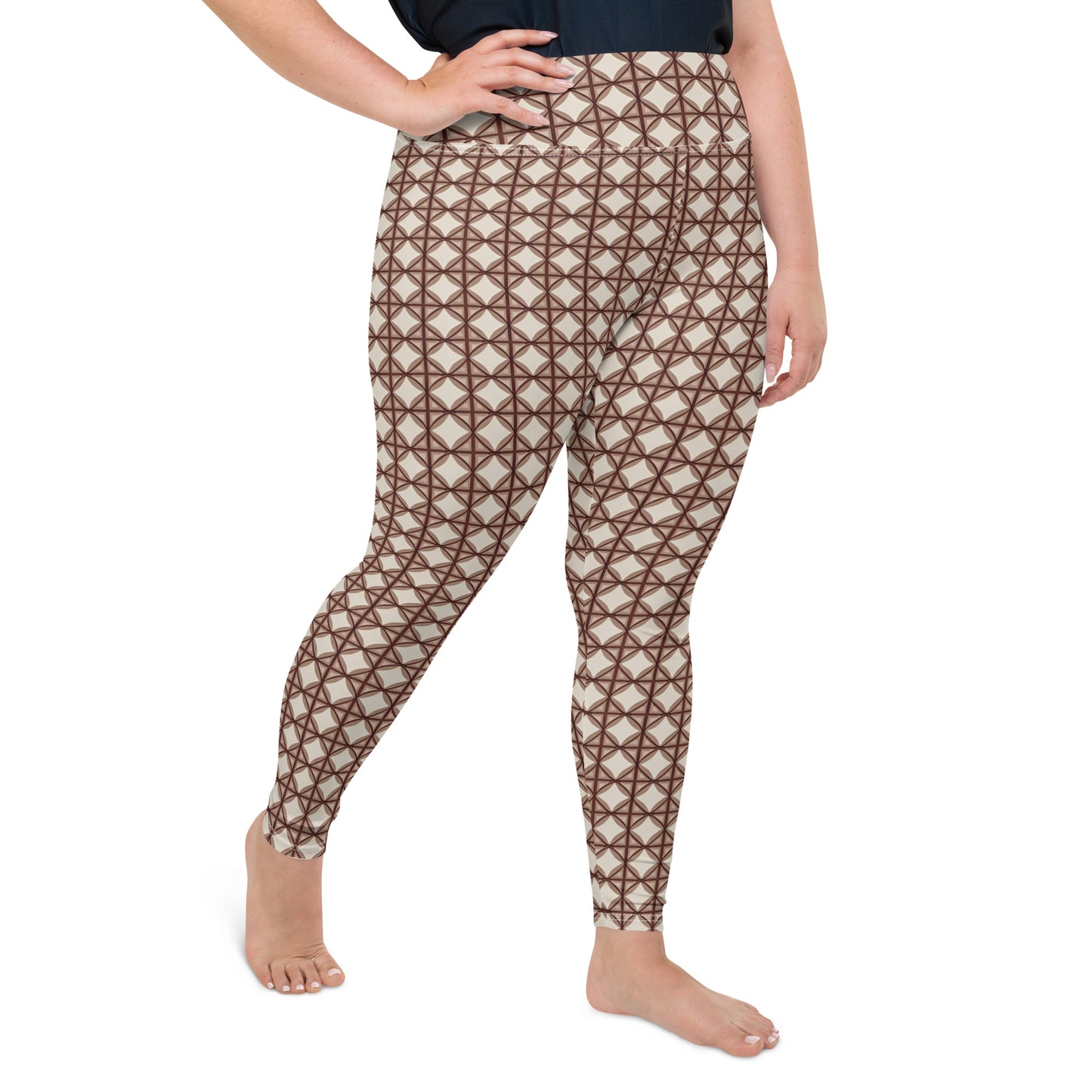 All-Over Print Plus Size Leggings