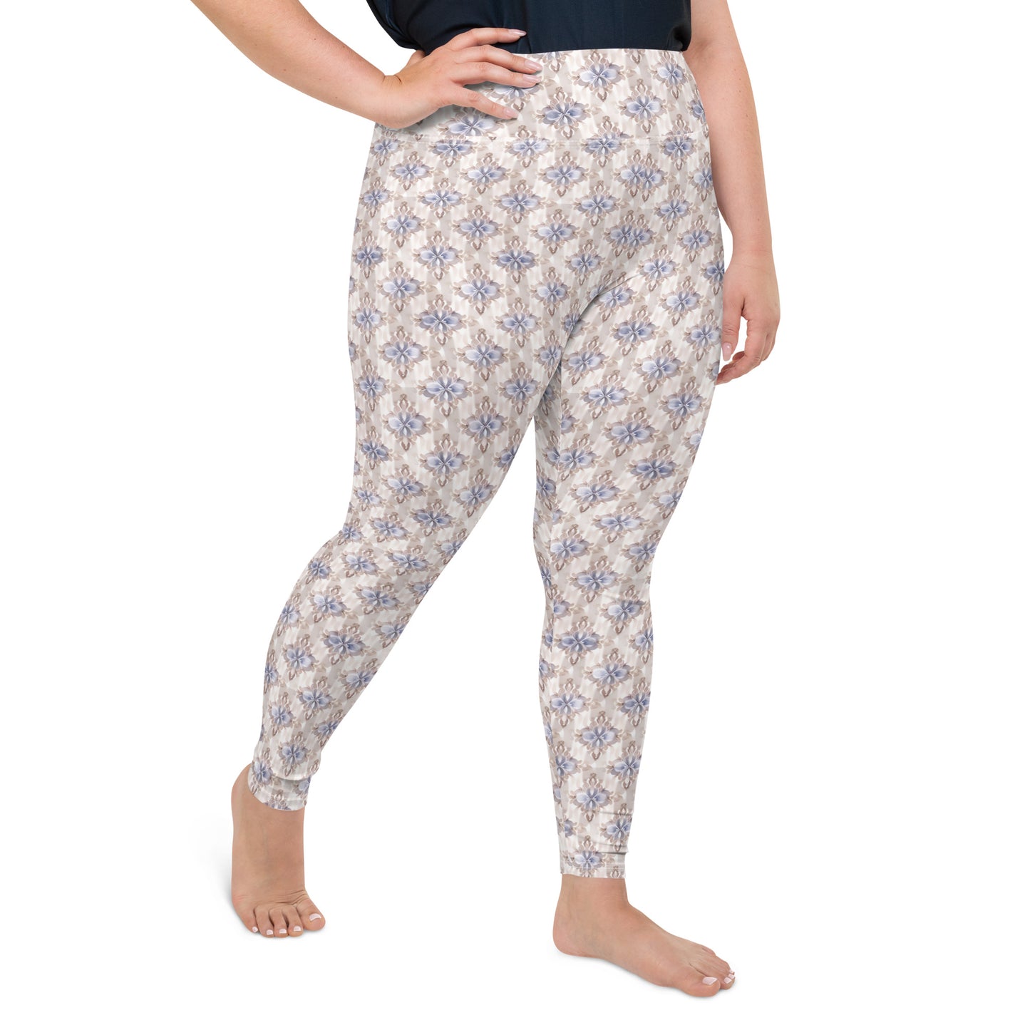 All-Over Print Plus Size Leggings