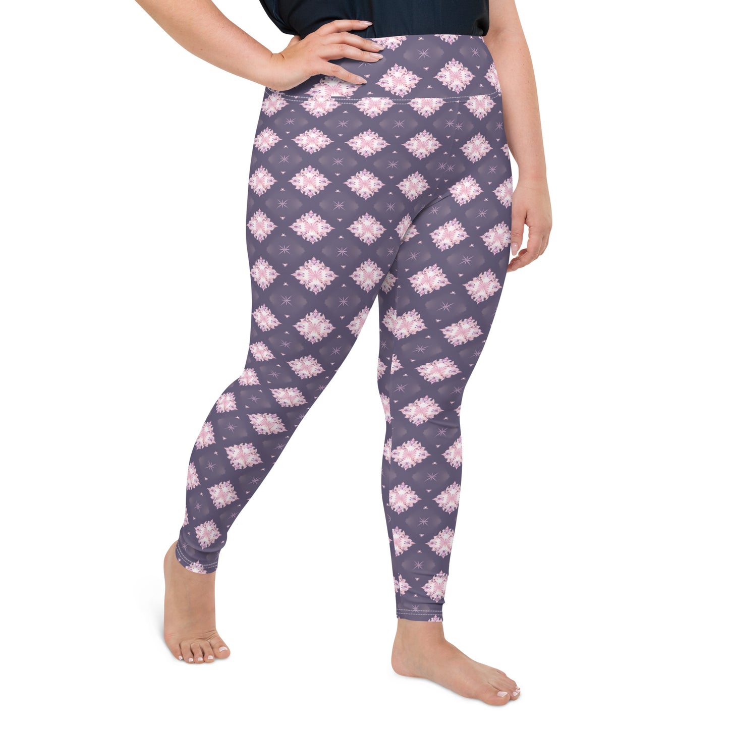 All-Over Print Plus Size Leggings