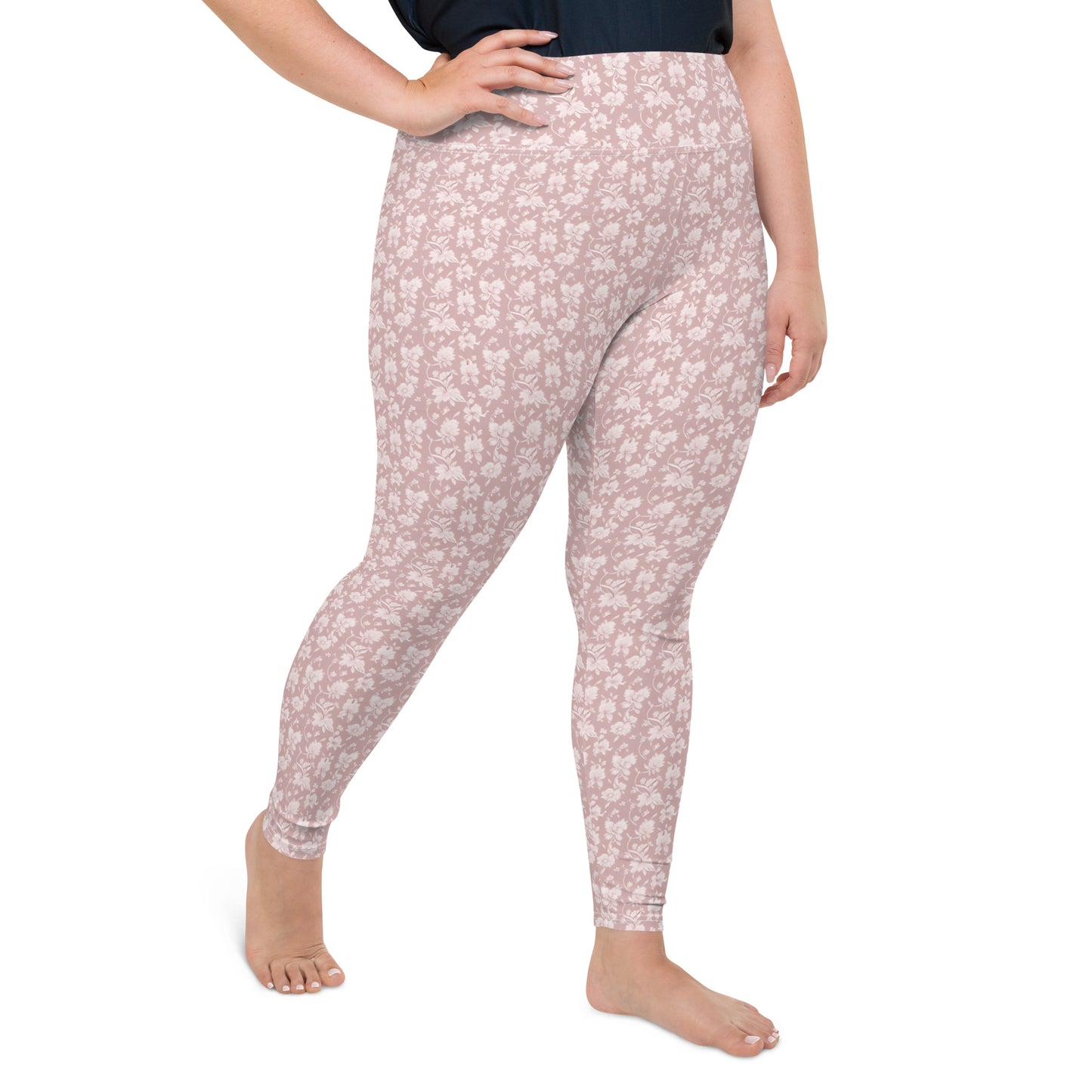 All-Over Print Plus Size Leggings