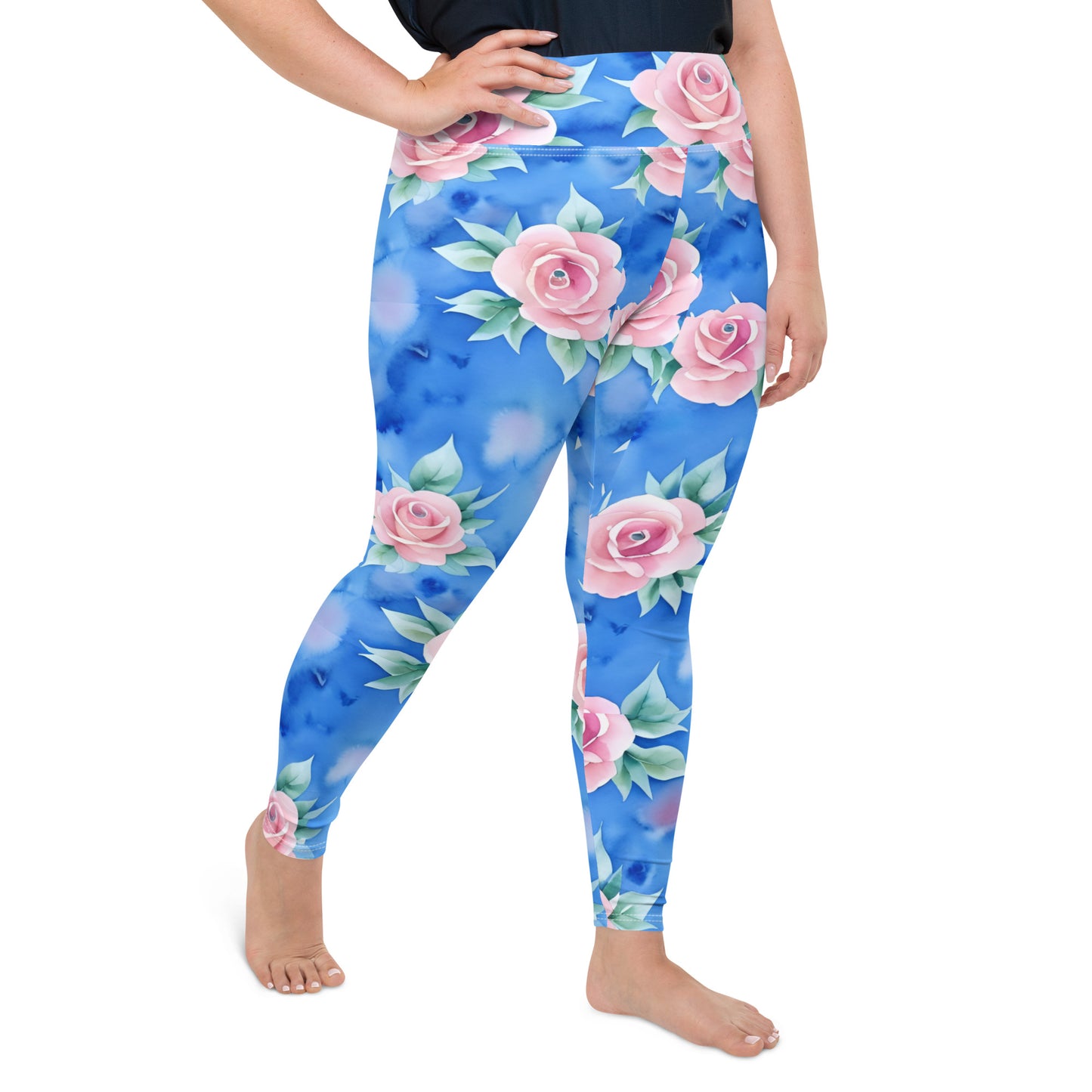 All-Over Print Plus Size Leggings