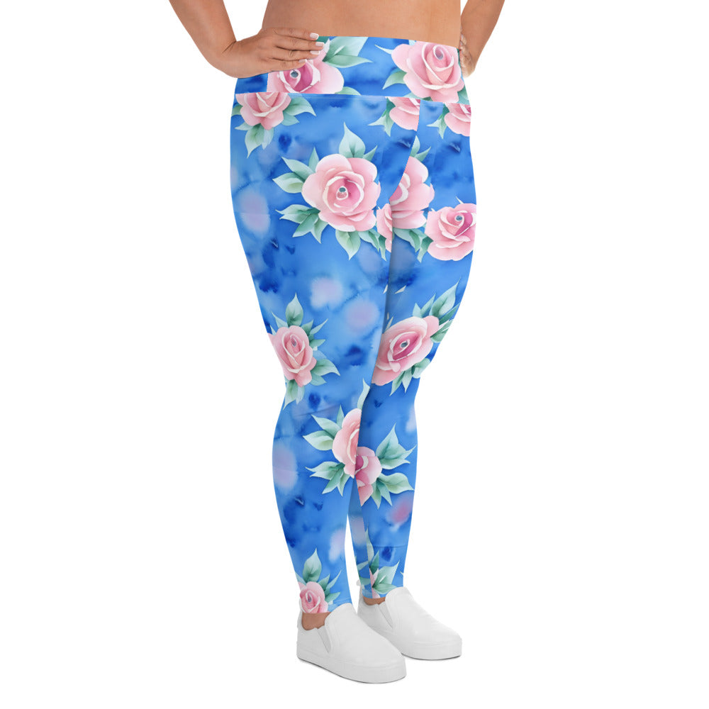 All-Over Print Plus Size Leggings