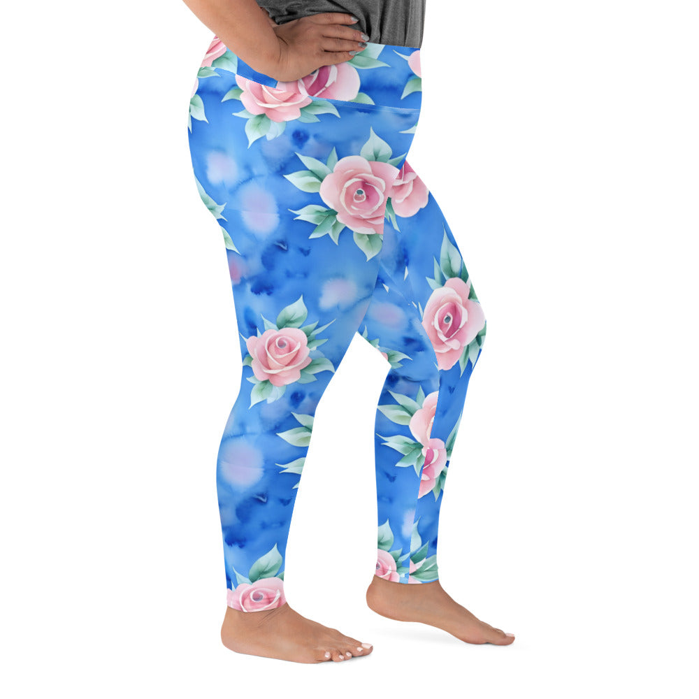 All-Over Print Plus Size Leggings
