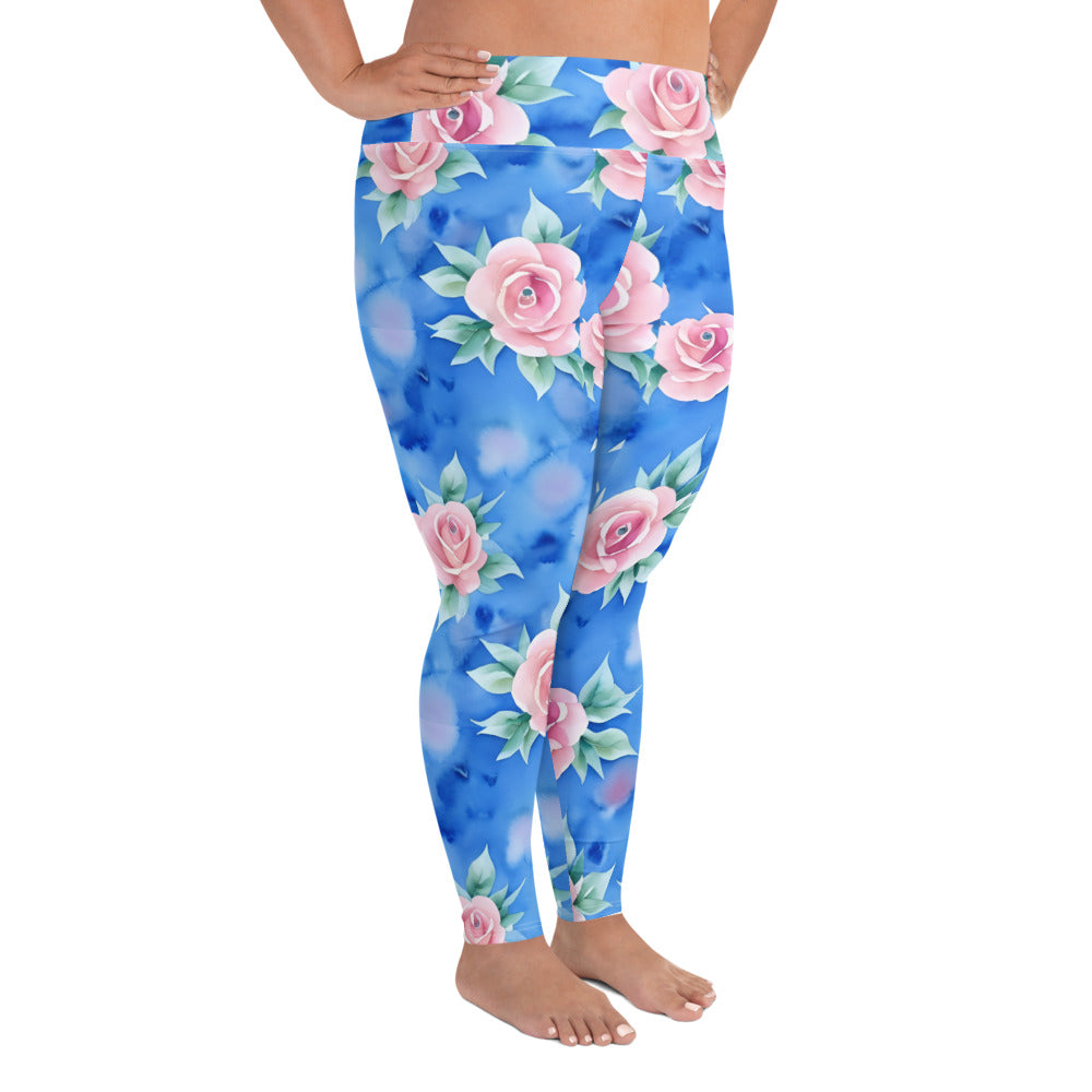All-Over Print Plus Size Leggings