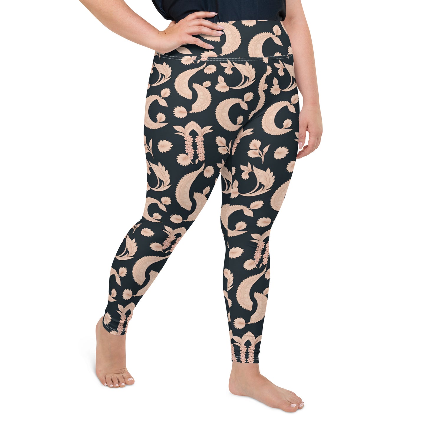 All-Over Print Plus Size Leggings