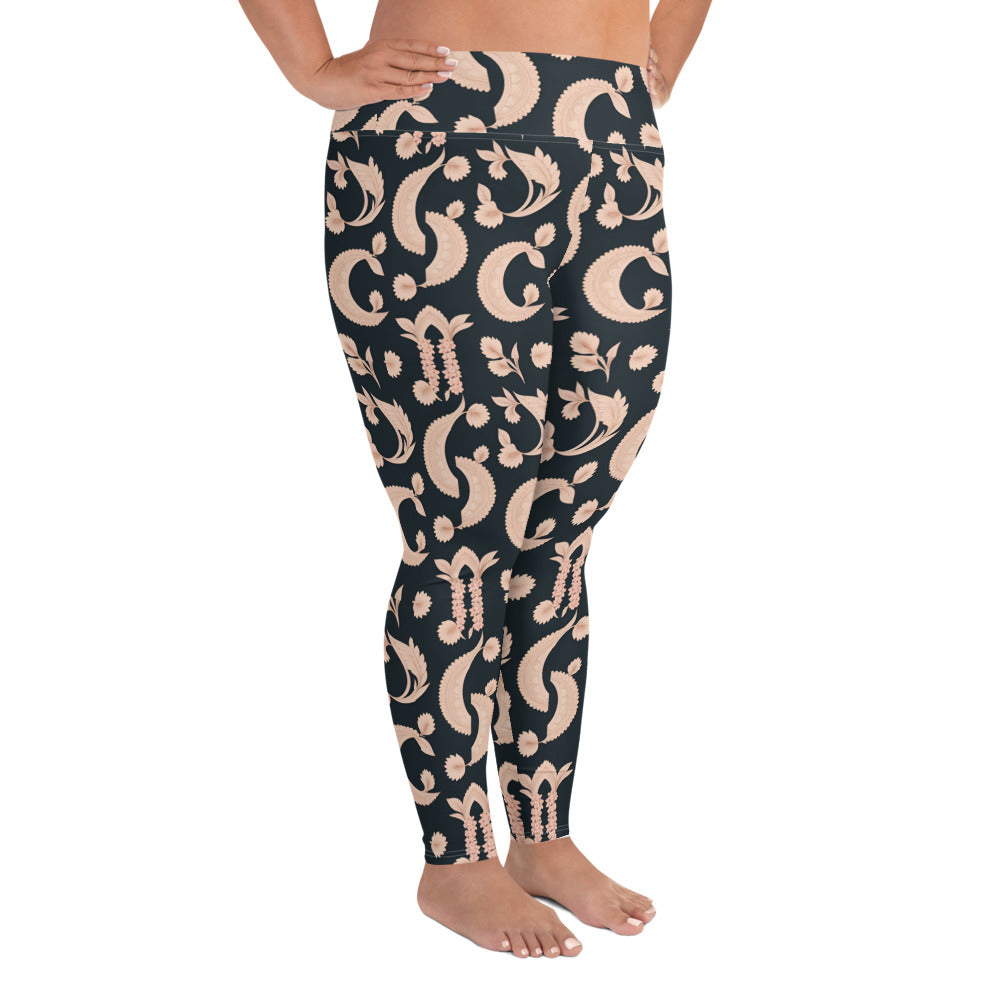 All-Over Print Plus Size Leggings