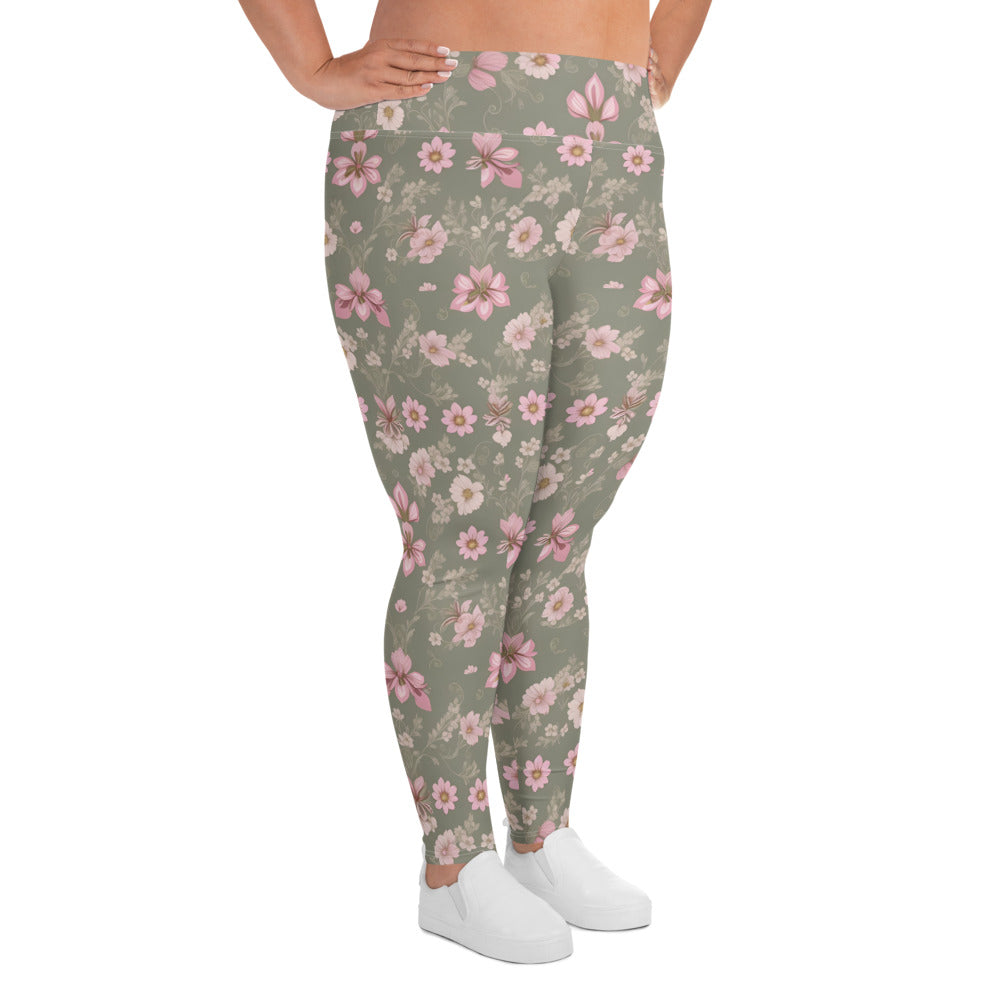 All-Over Print Plus Size Leggings