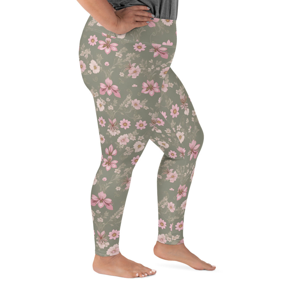 All-Over Print Plus Size Leggings