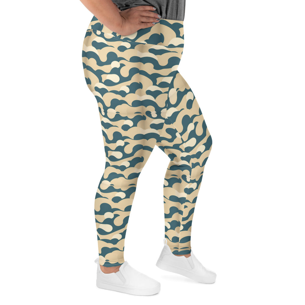 All-Over Print Plus Size Leggings
