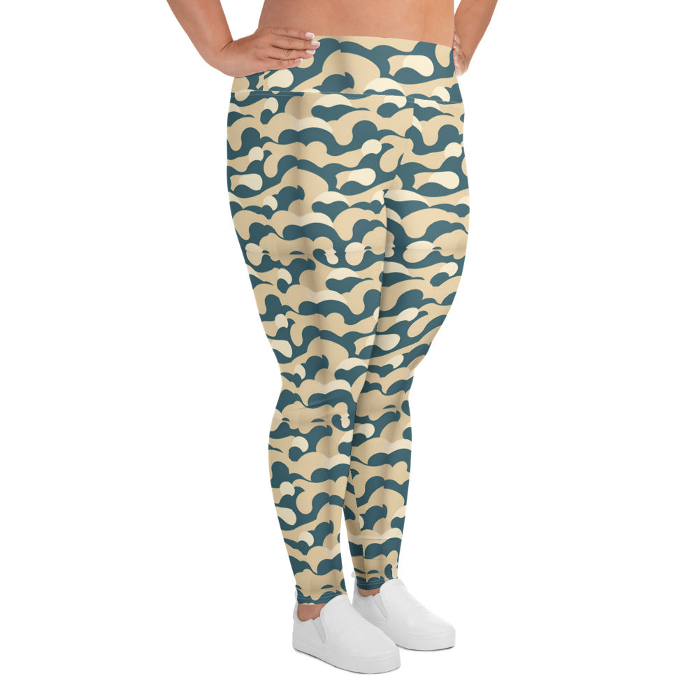 All-Over Print Plus Size Leggings