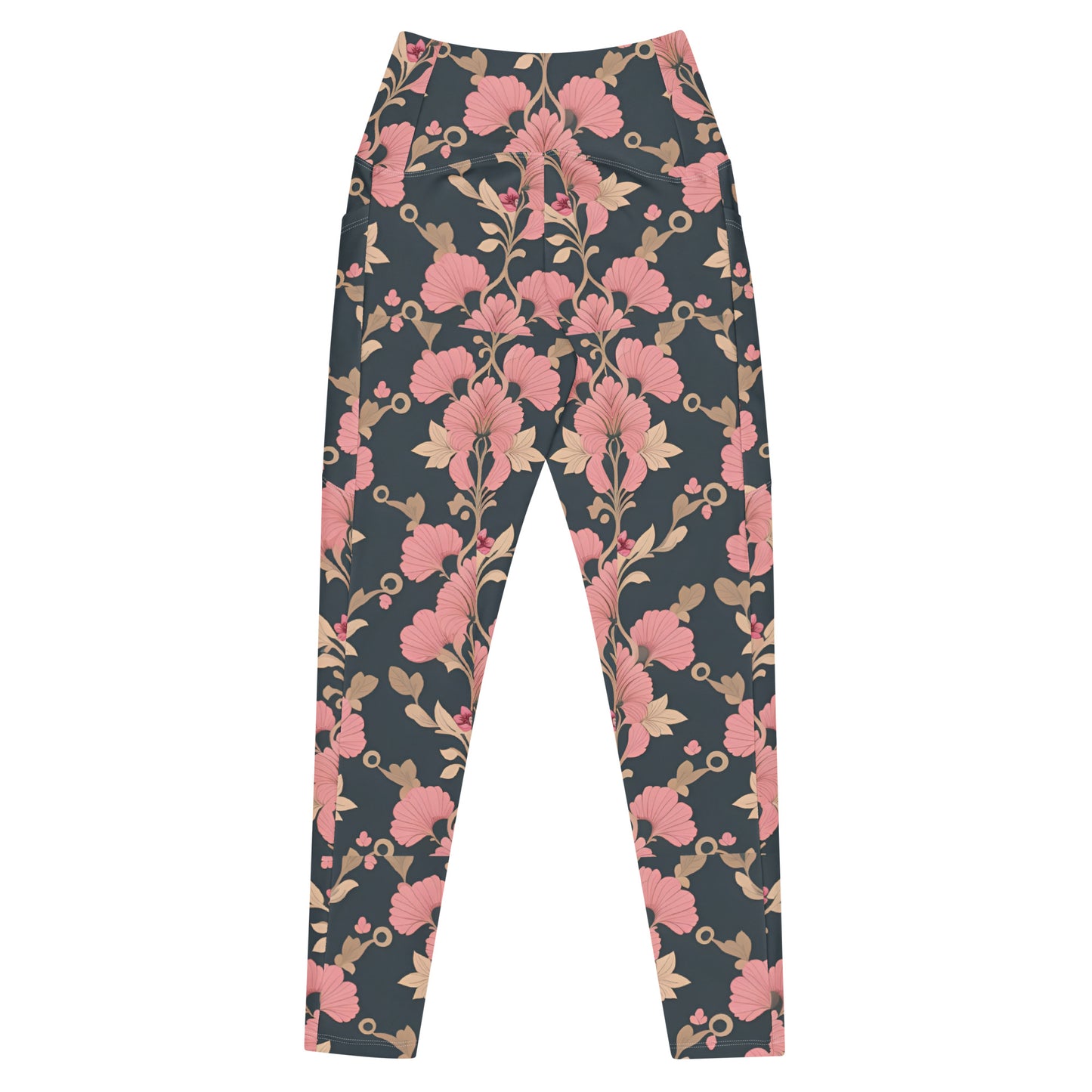 Crossover leggings with pockets