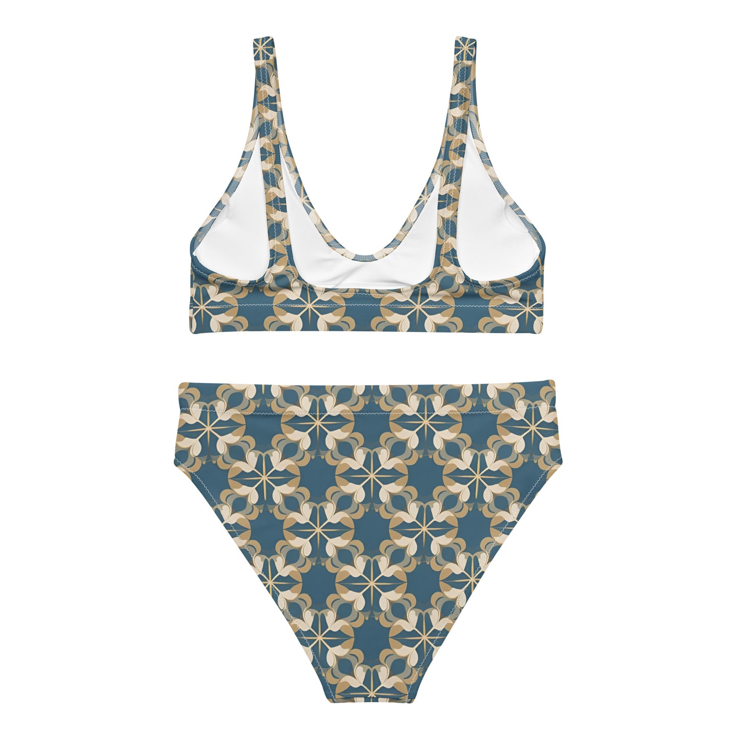 Recycled high-waisted bikini