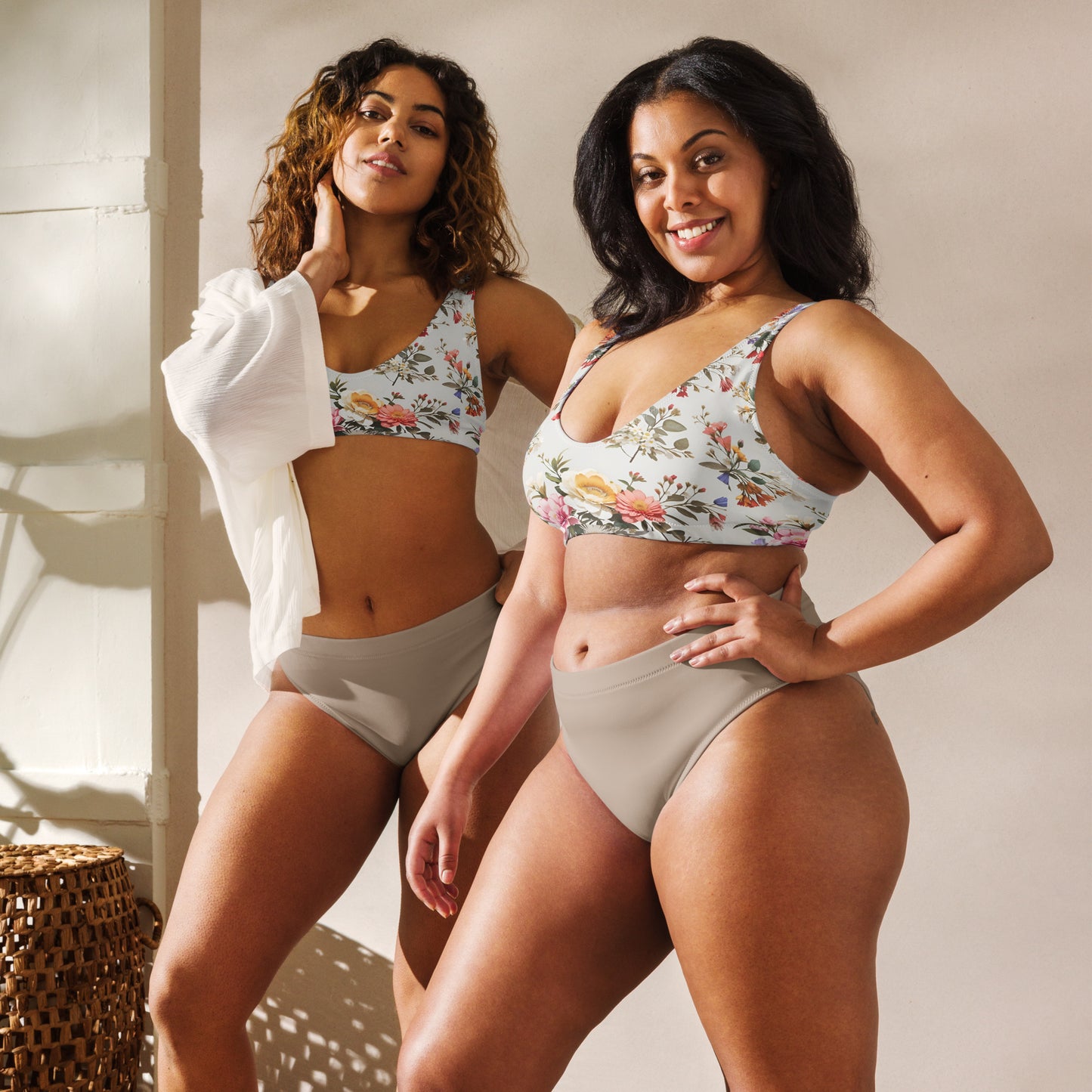 Recycled padded bikini top