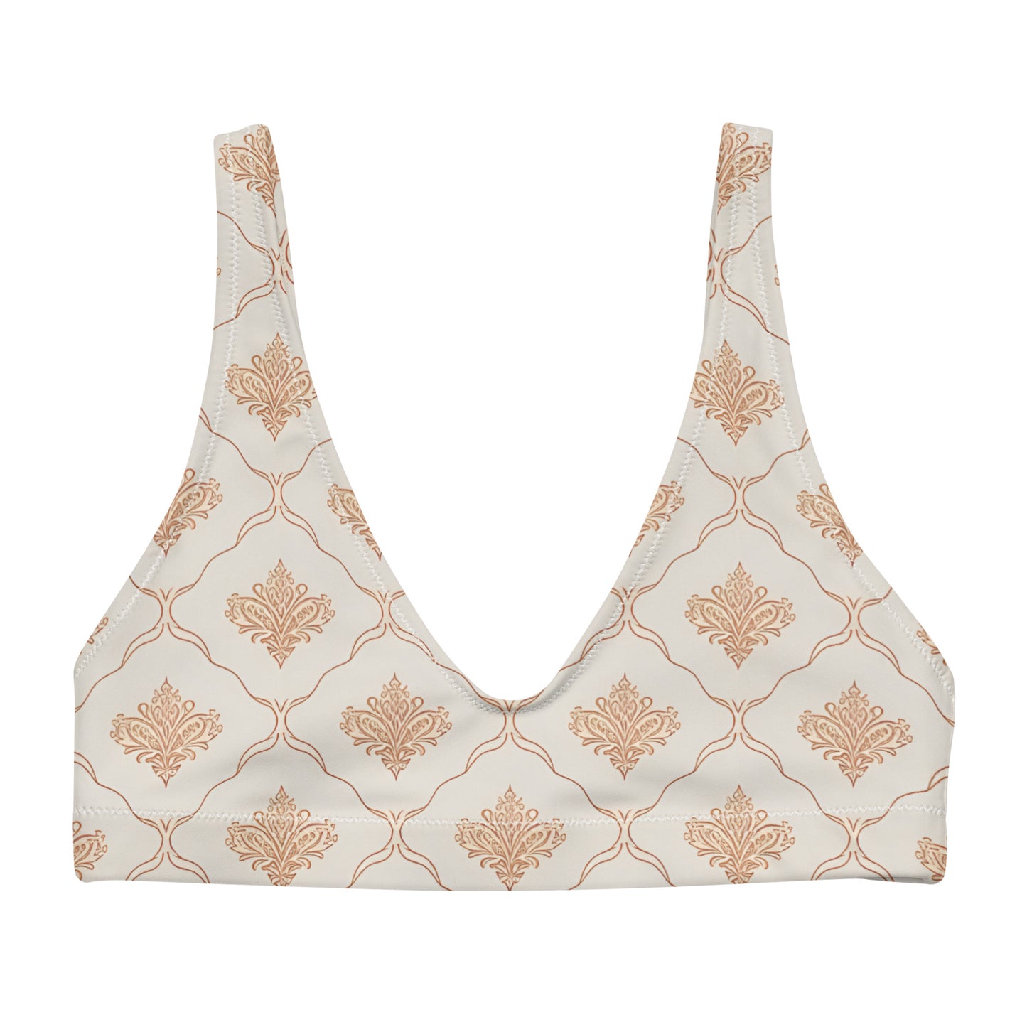 Recycled padded bikini top