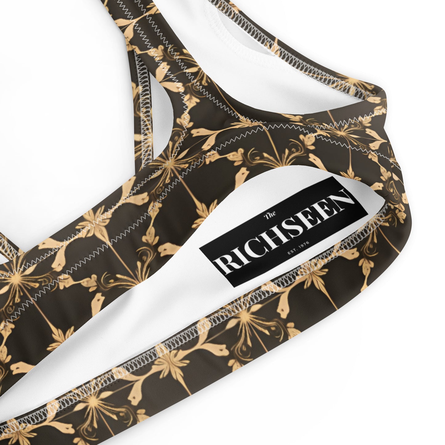 Recycled padded bikini top