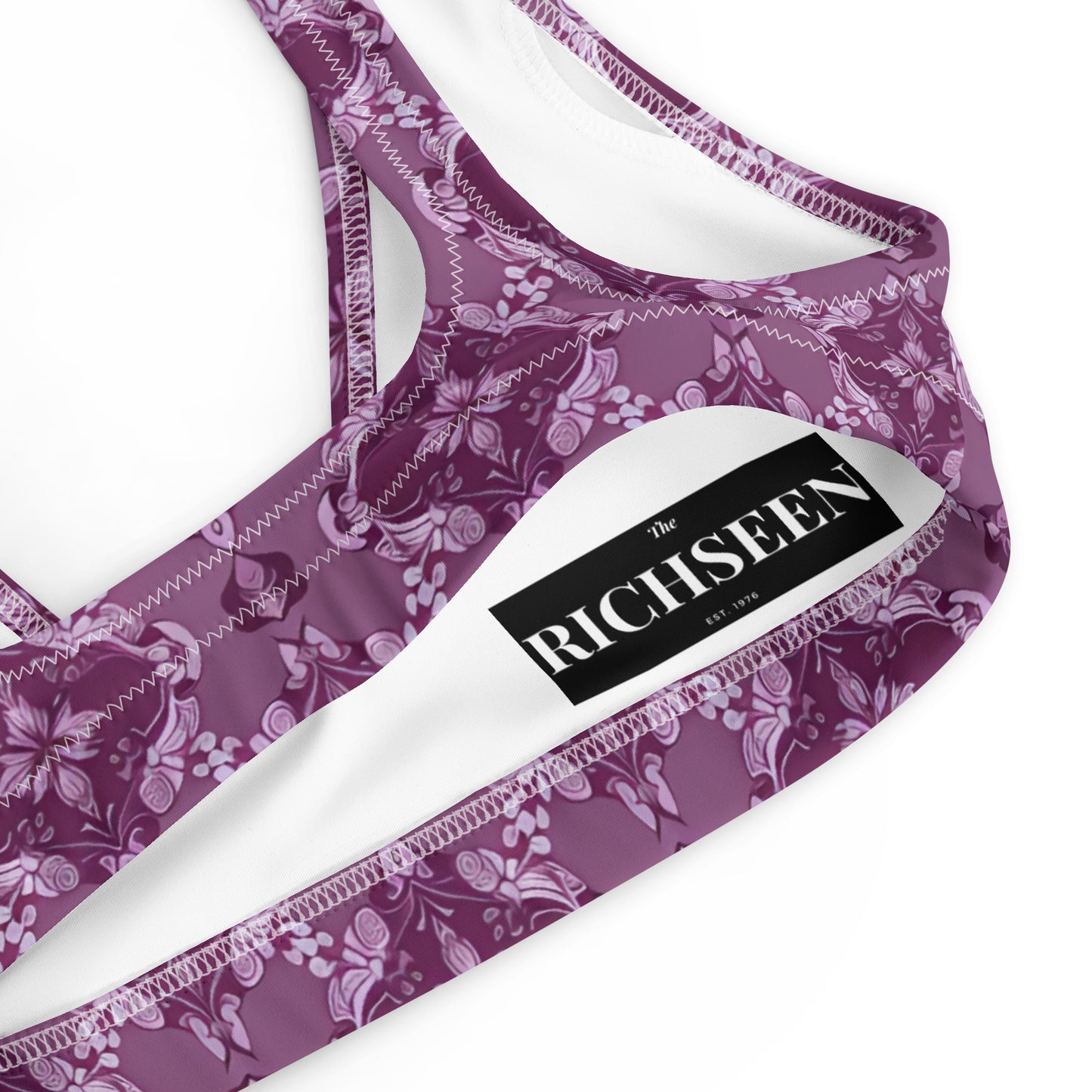 Recycled padded bikini top