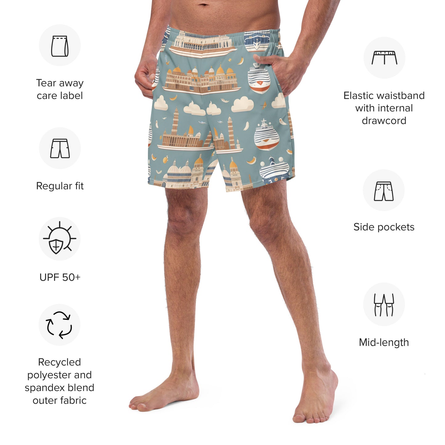 Men's swim trunks