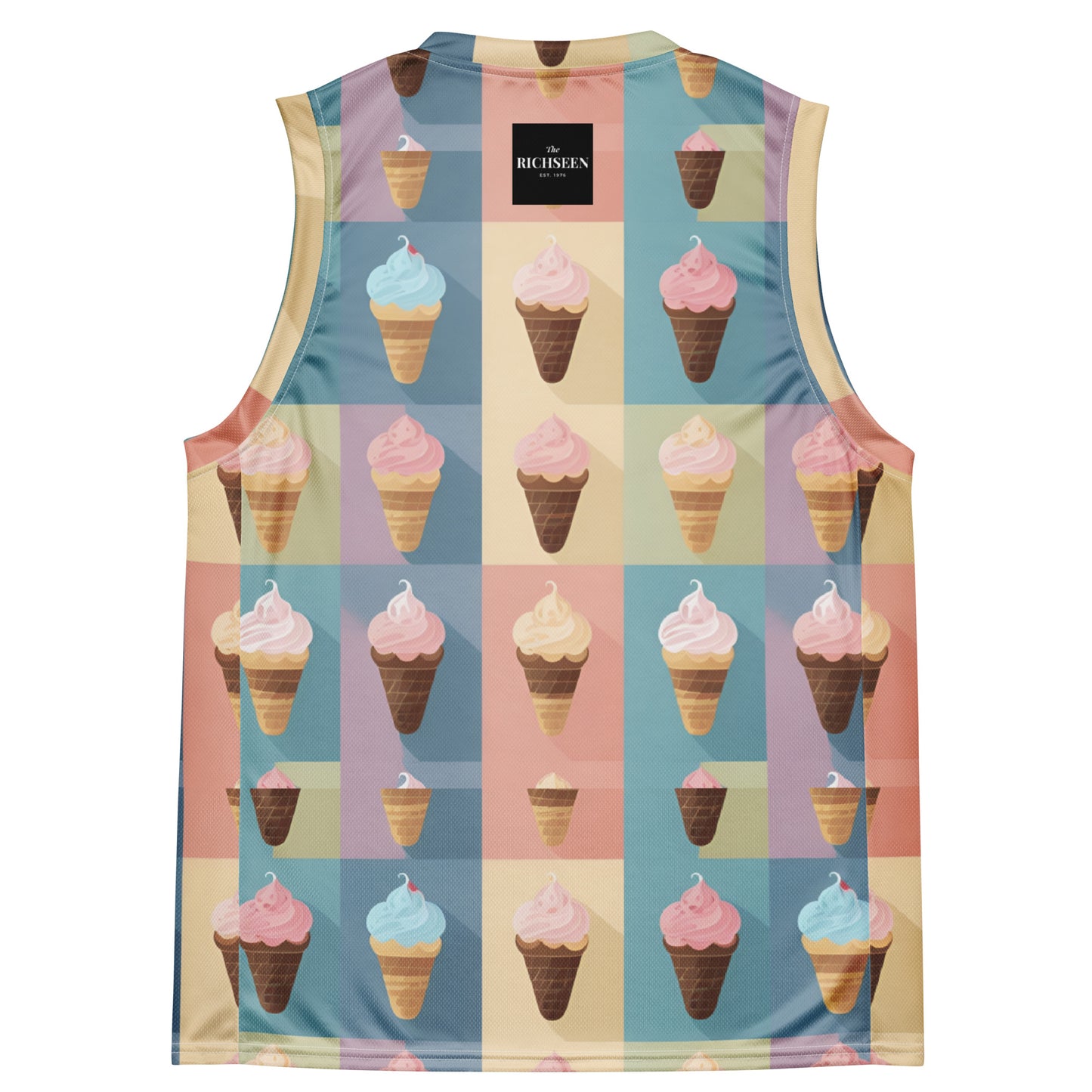 Recycled unisex basketball jersey