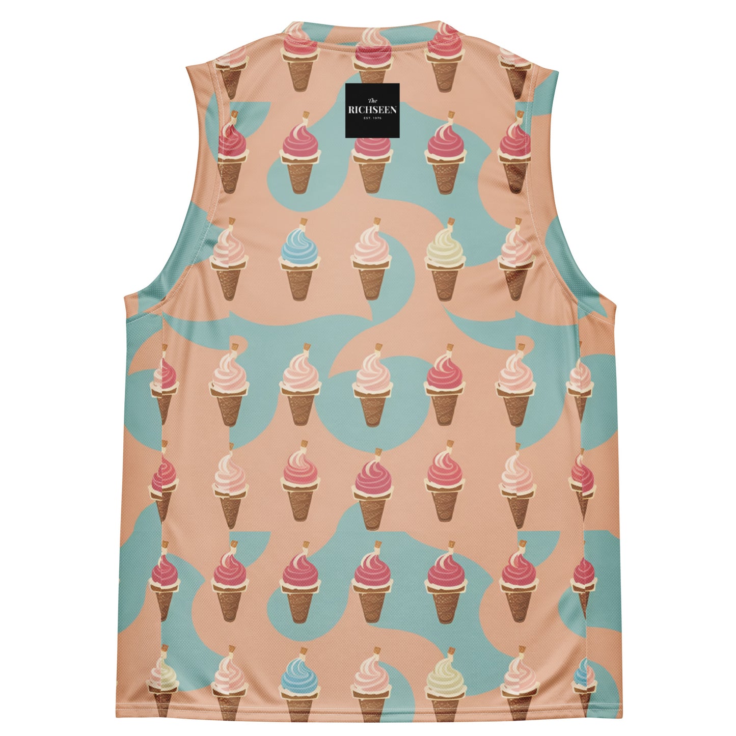 Recycled unisex basketball jersey