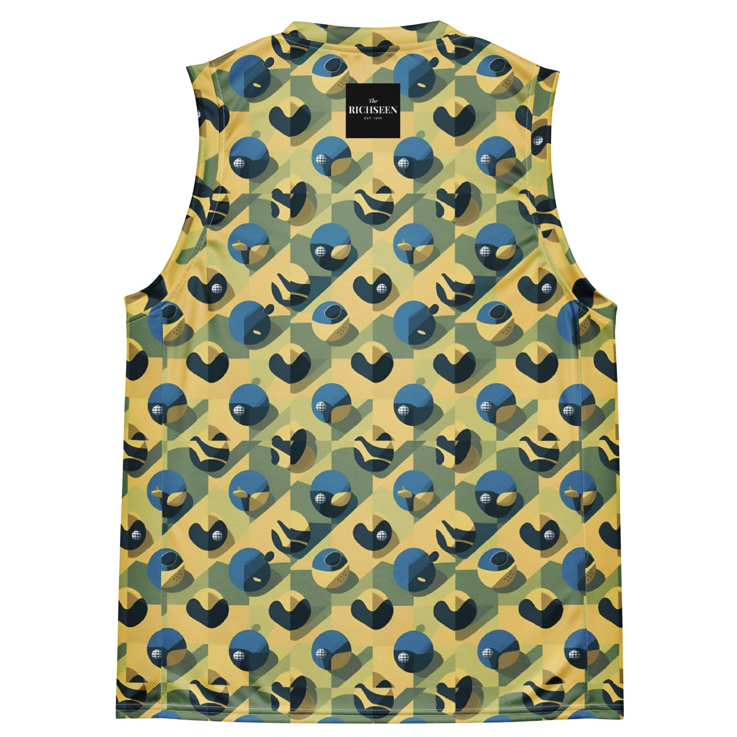 Recycled unisex basketball jersey