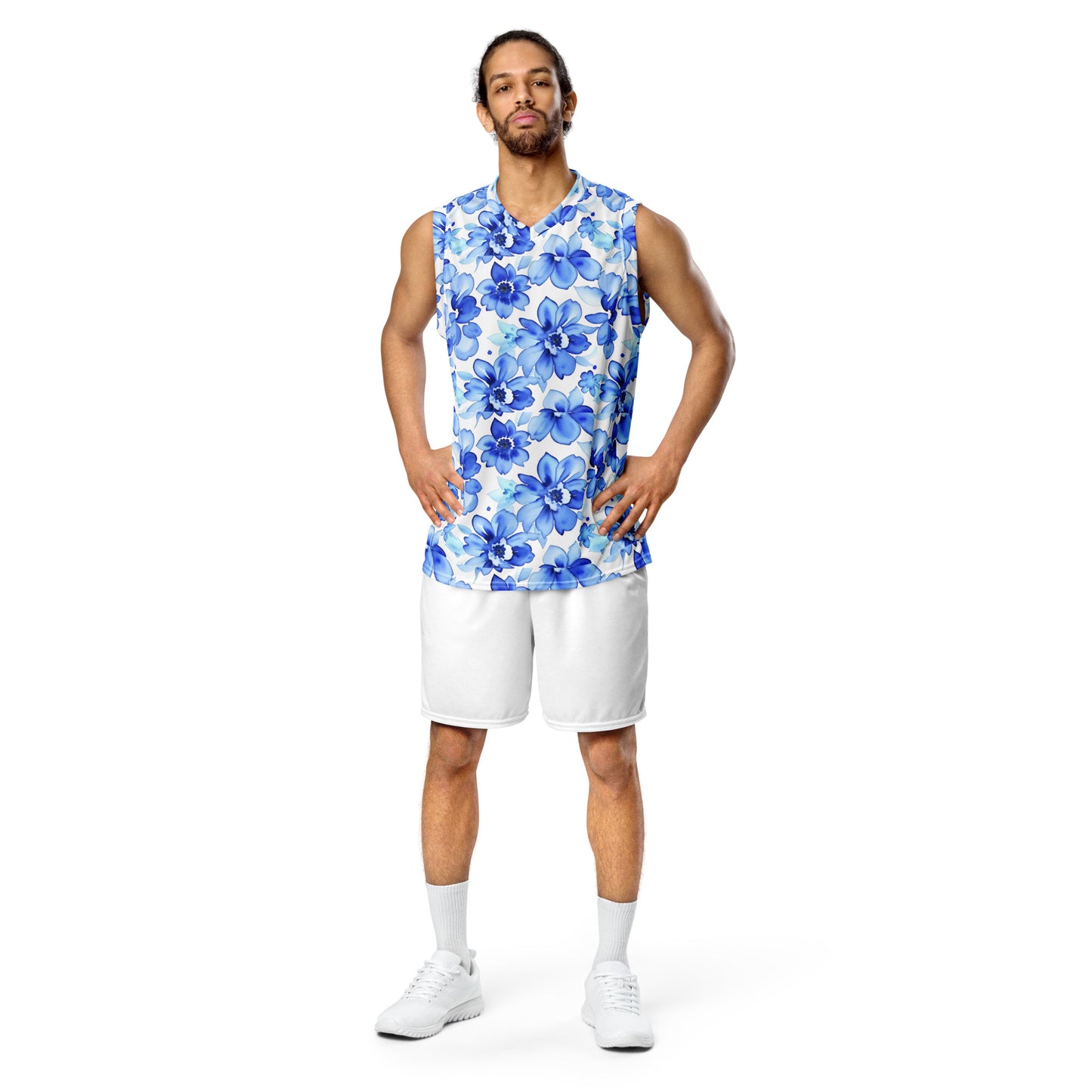 Recycled unisex basketball jersey