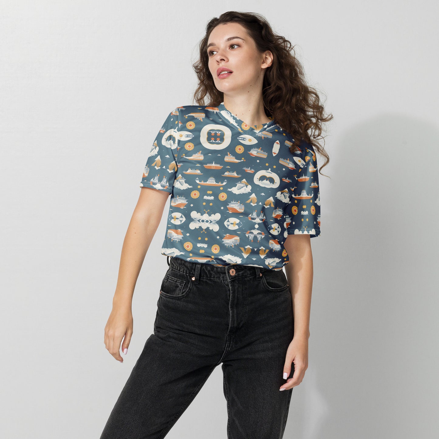 Recycled unisex sports jersey