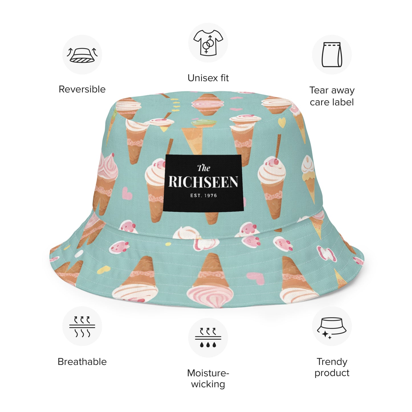 Reversible bucket hat