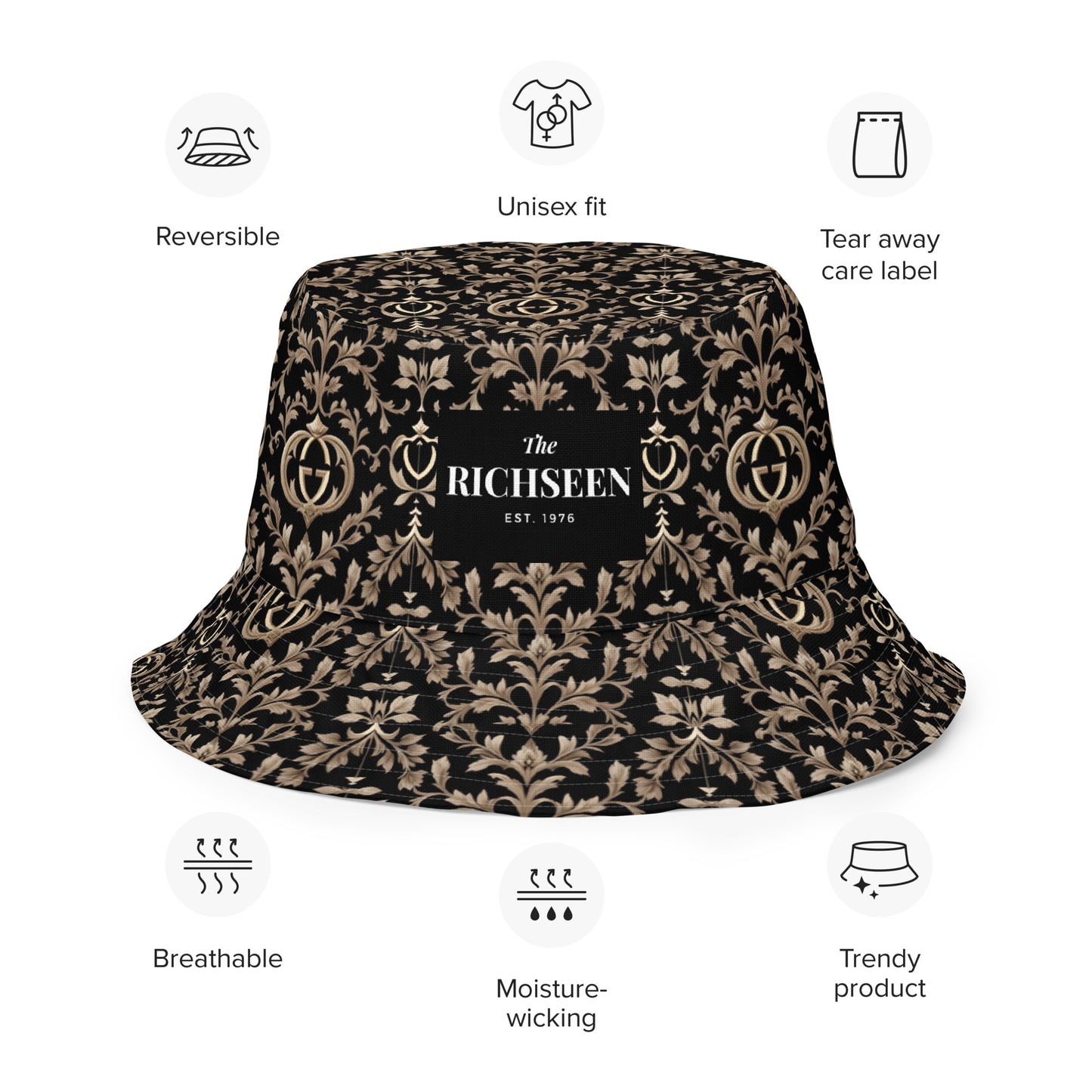 Reversible bucket hat