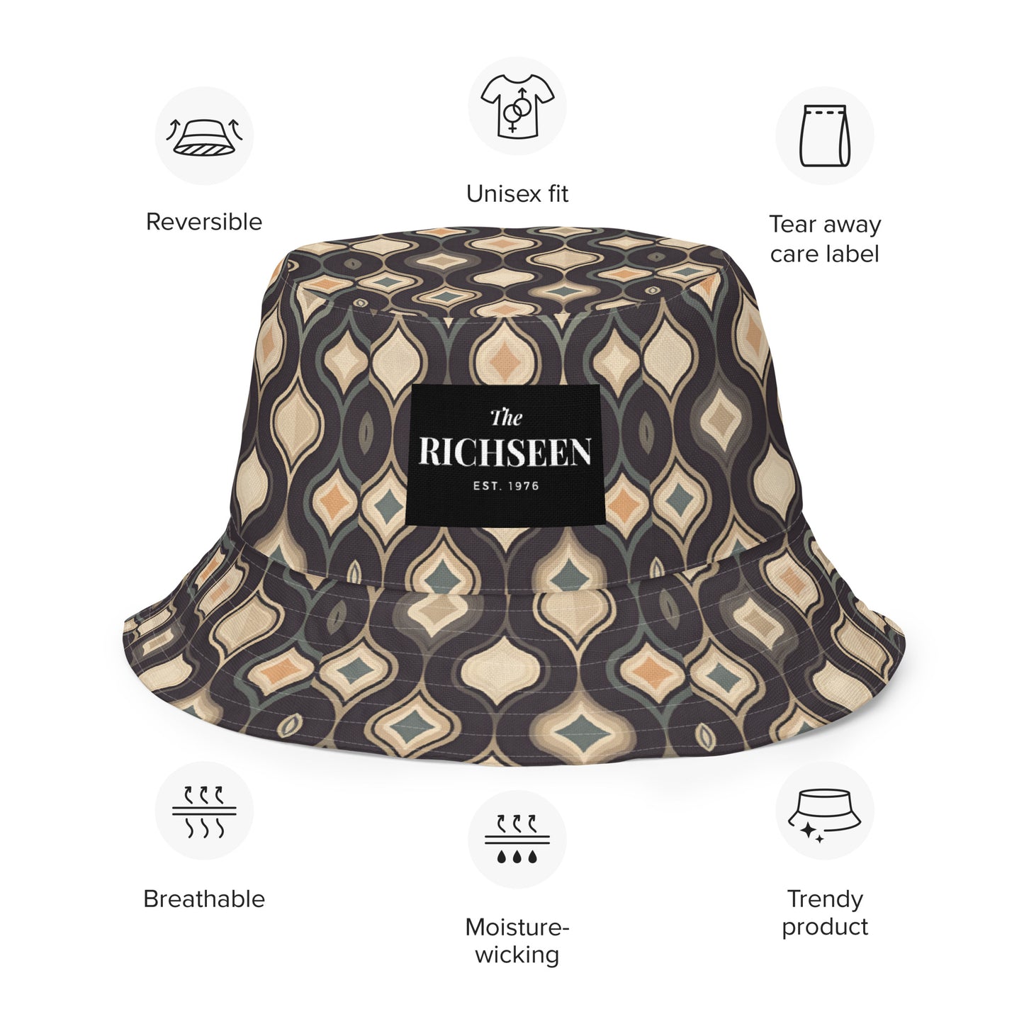 Reversible bucket hat