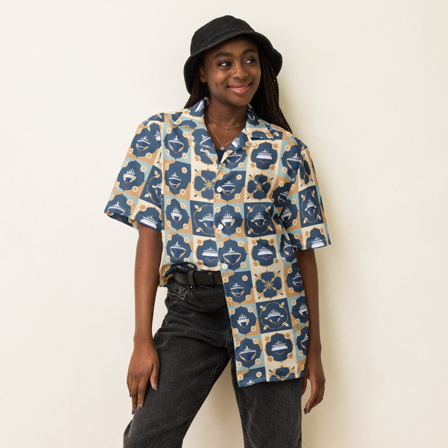 Unisex button shirt