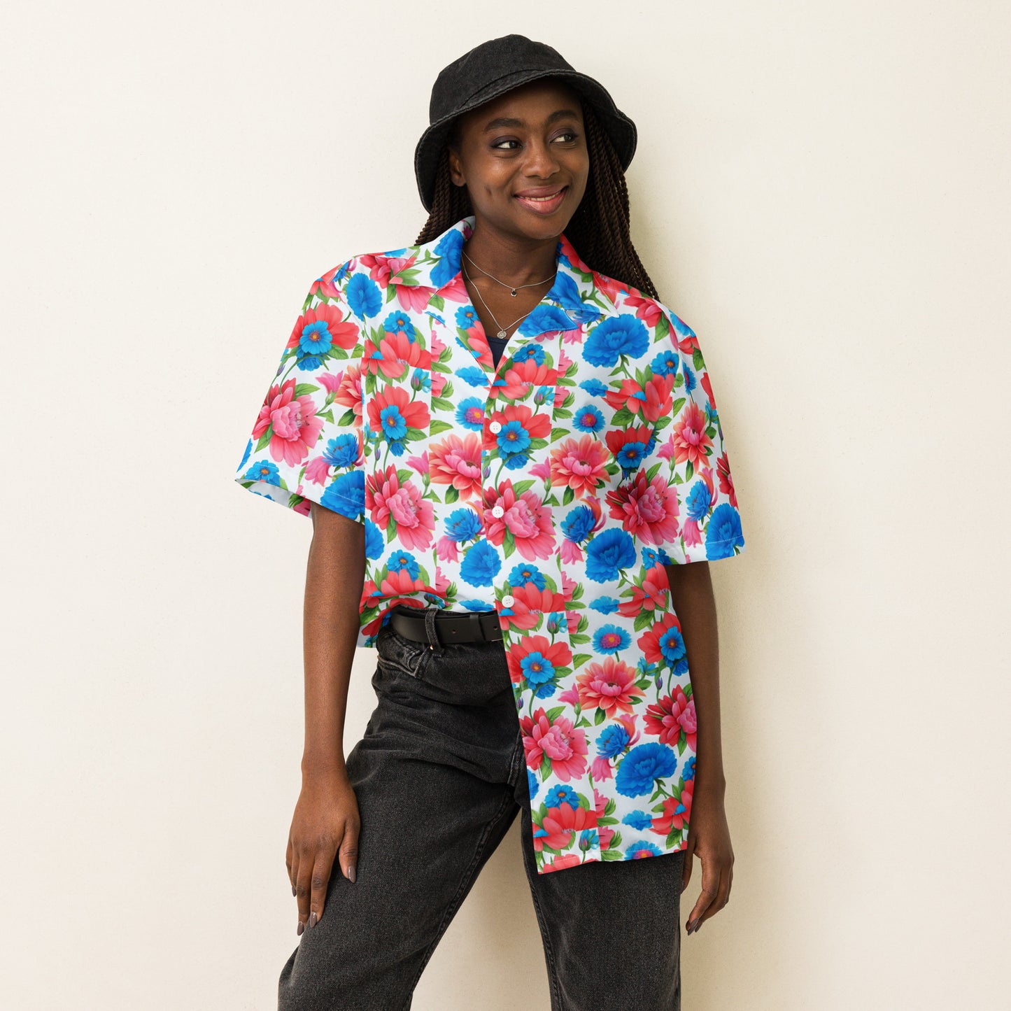 Unisex button shirt