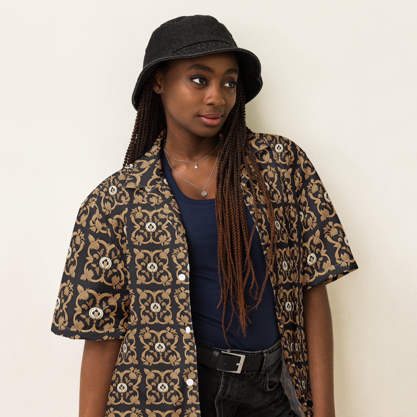Unisex button shirt
