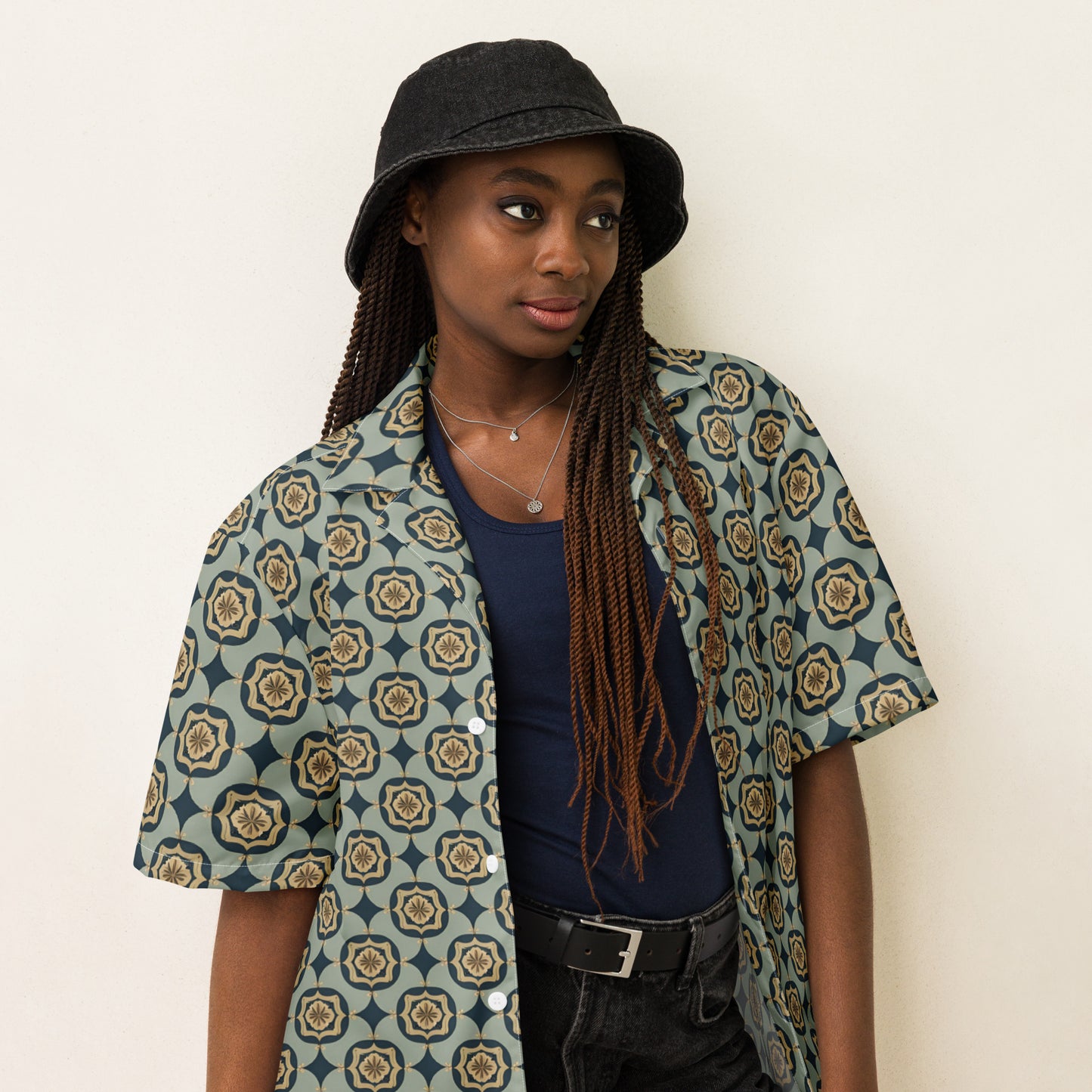 Unisex button shirt