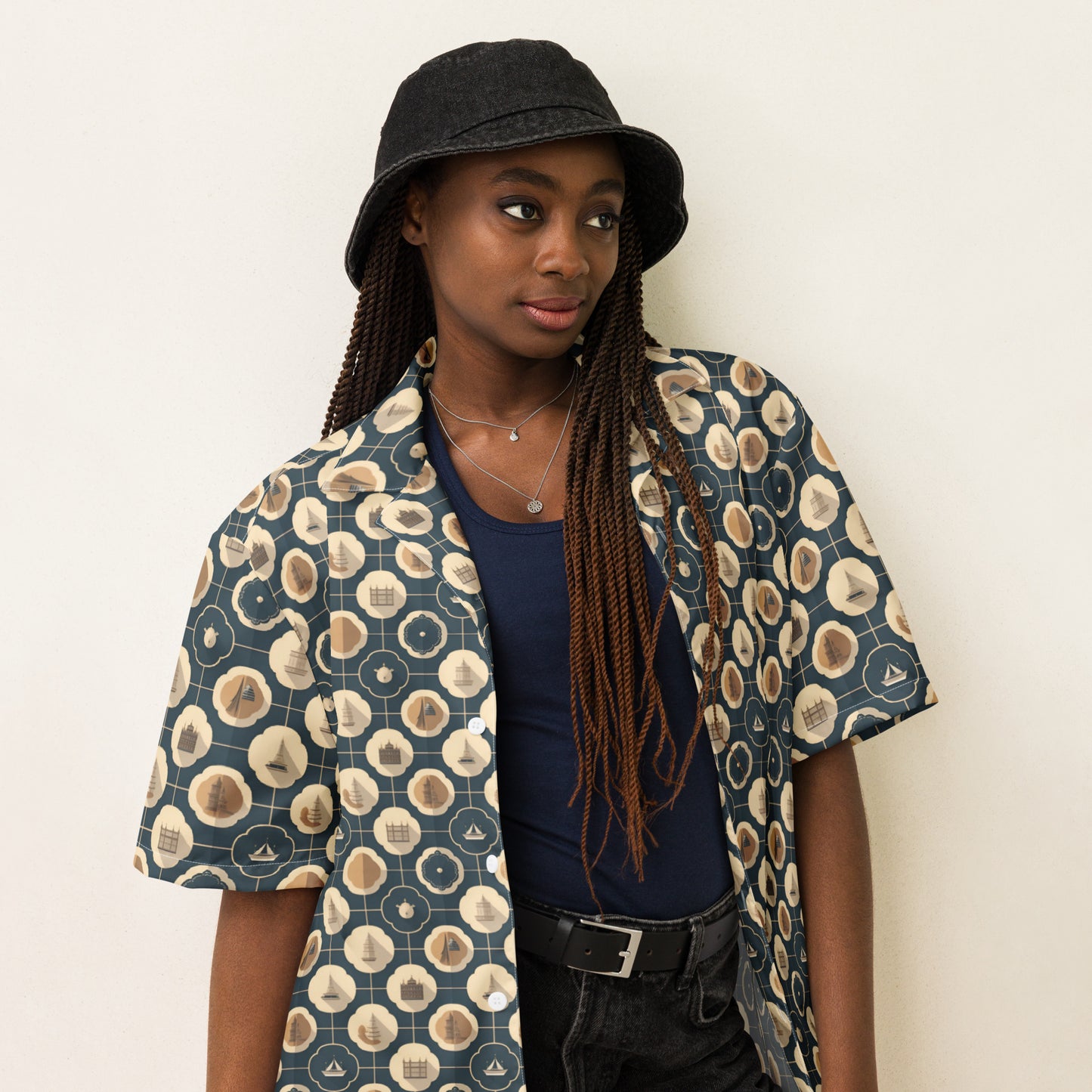 Unisex button shirt