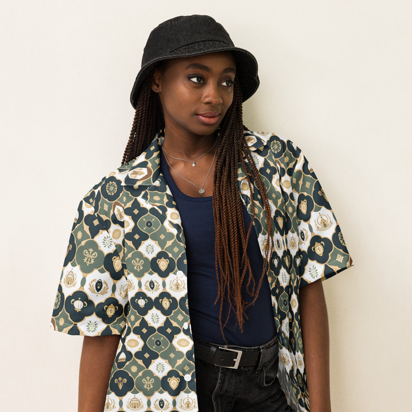 Unisex button shirt
