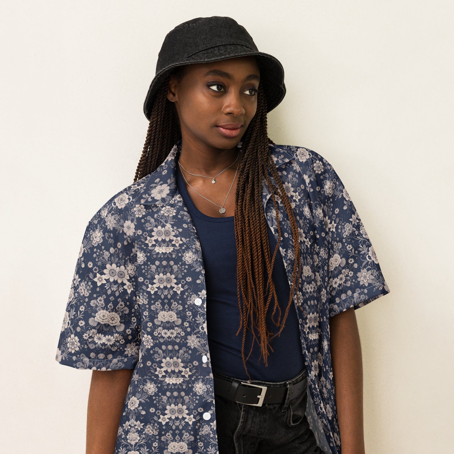 Unisex button shirt