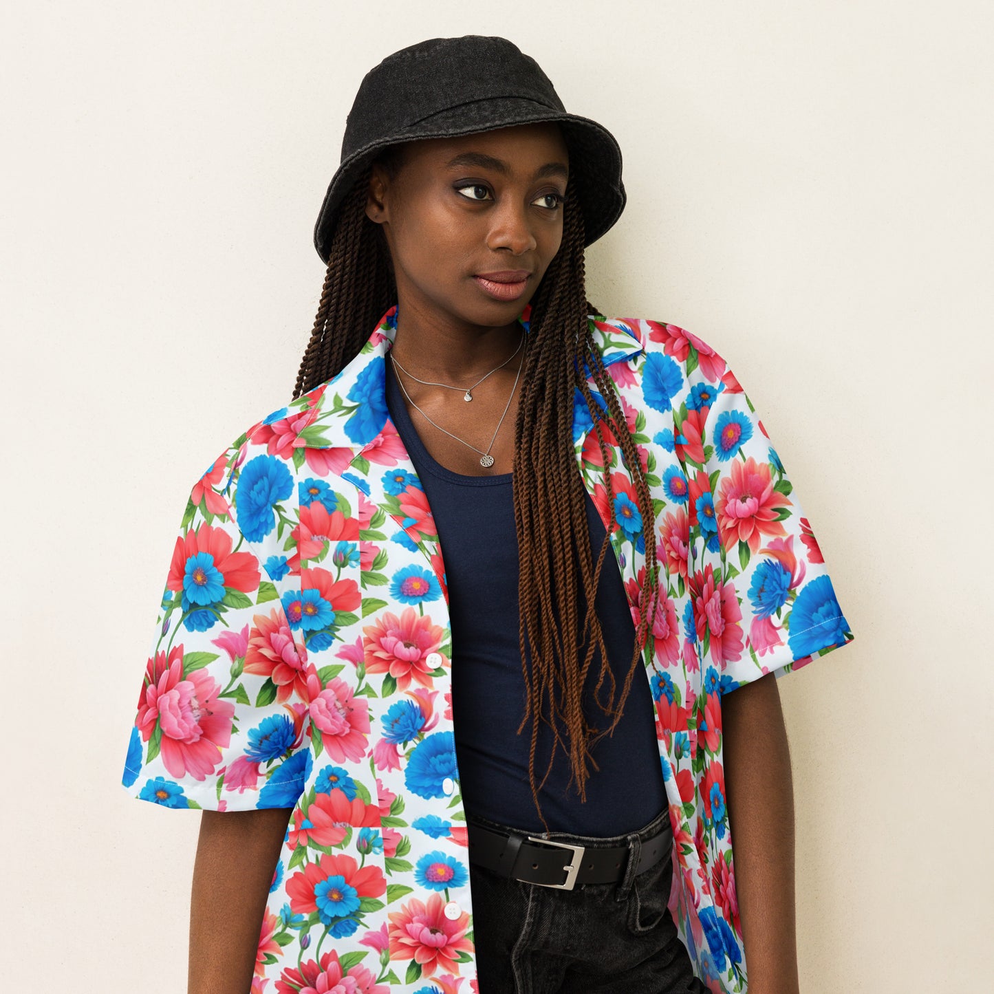 Unisex button shirt