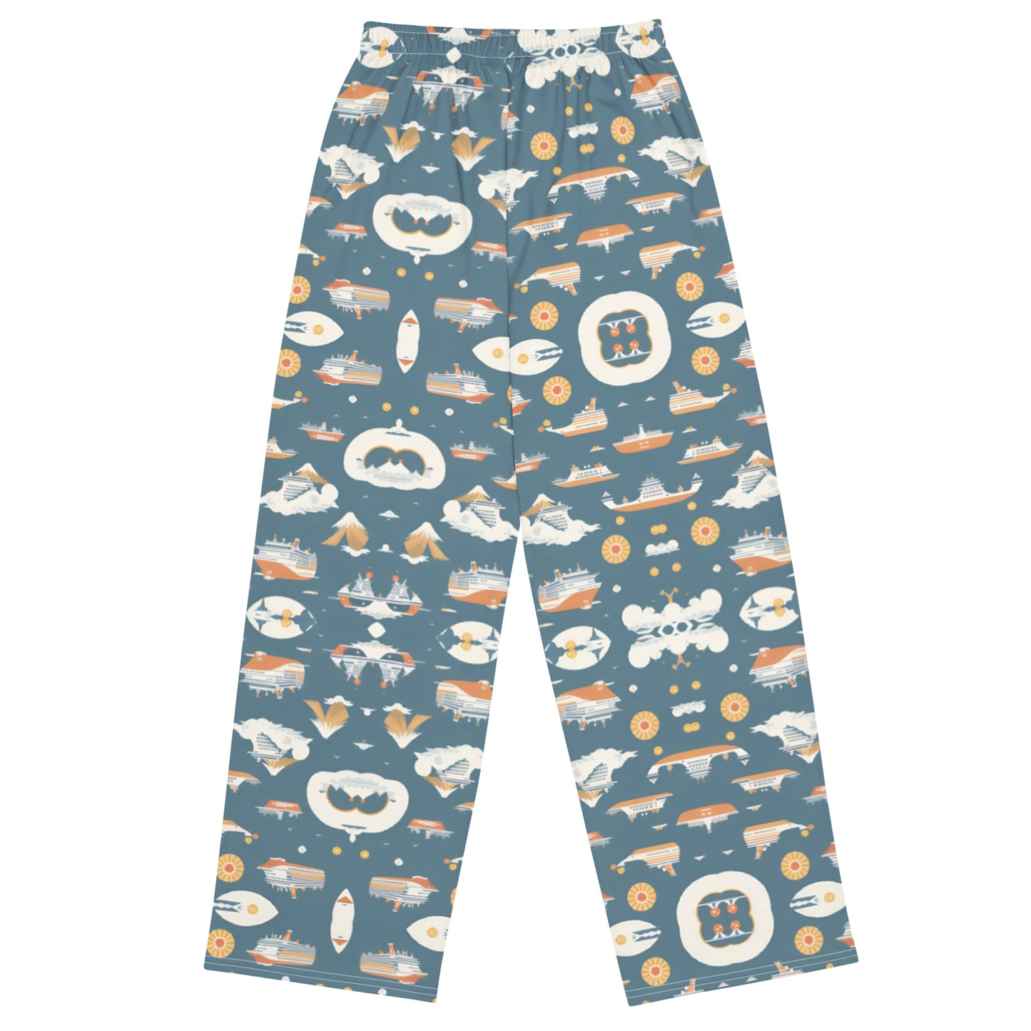 All-over print unisex wide-leg pants