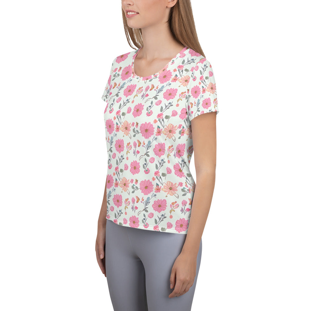 All-Over Print Women's Athletic T-shirt