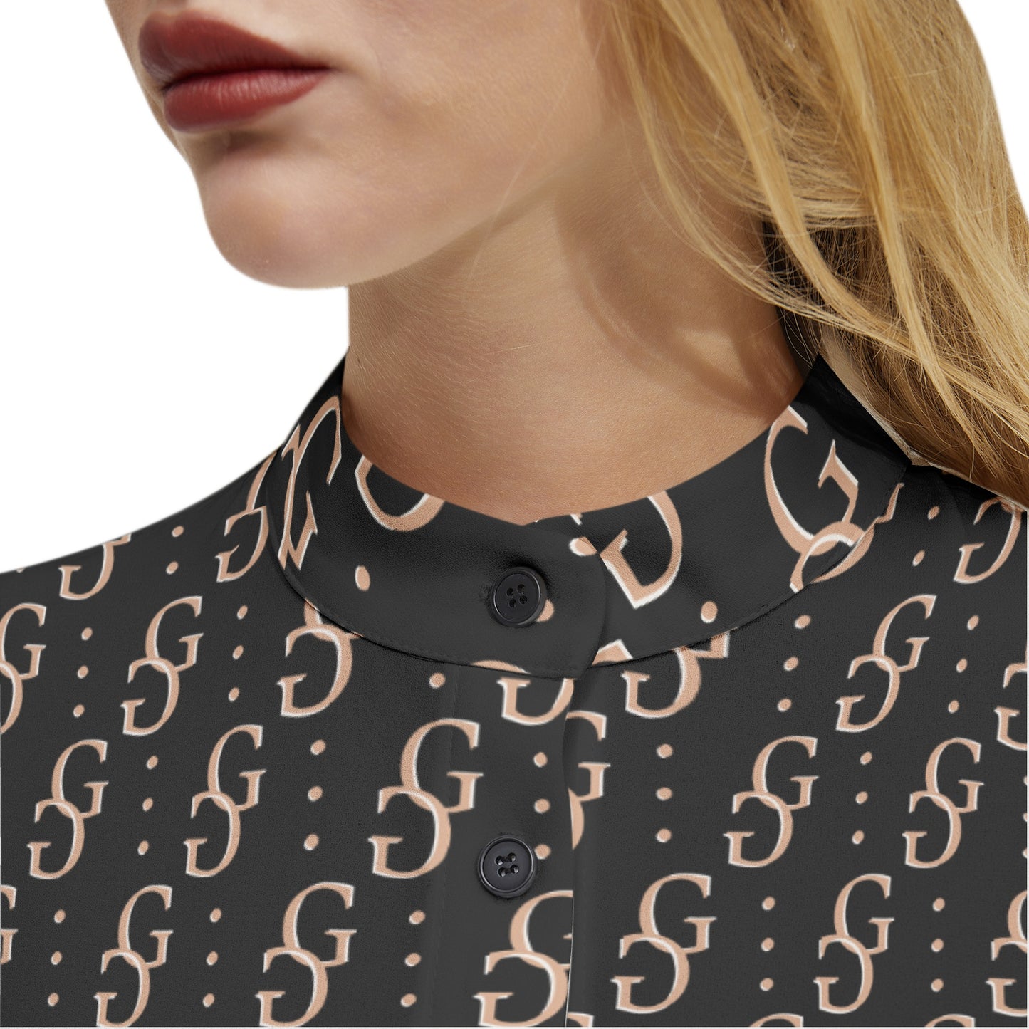 Long Sleeve Button Up Casual Shirt Top