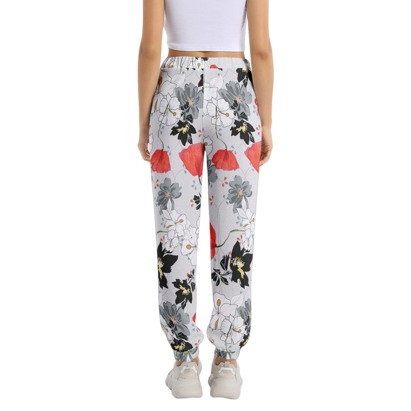 Elastic Waist Tapered Sweatpant