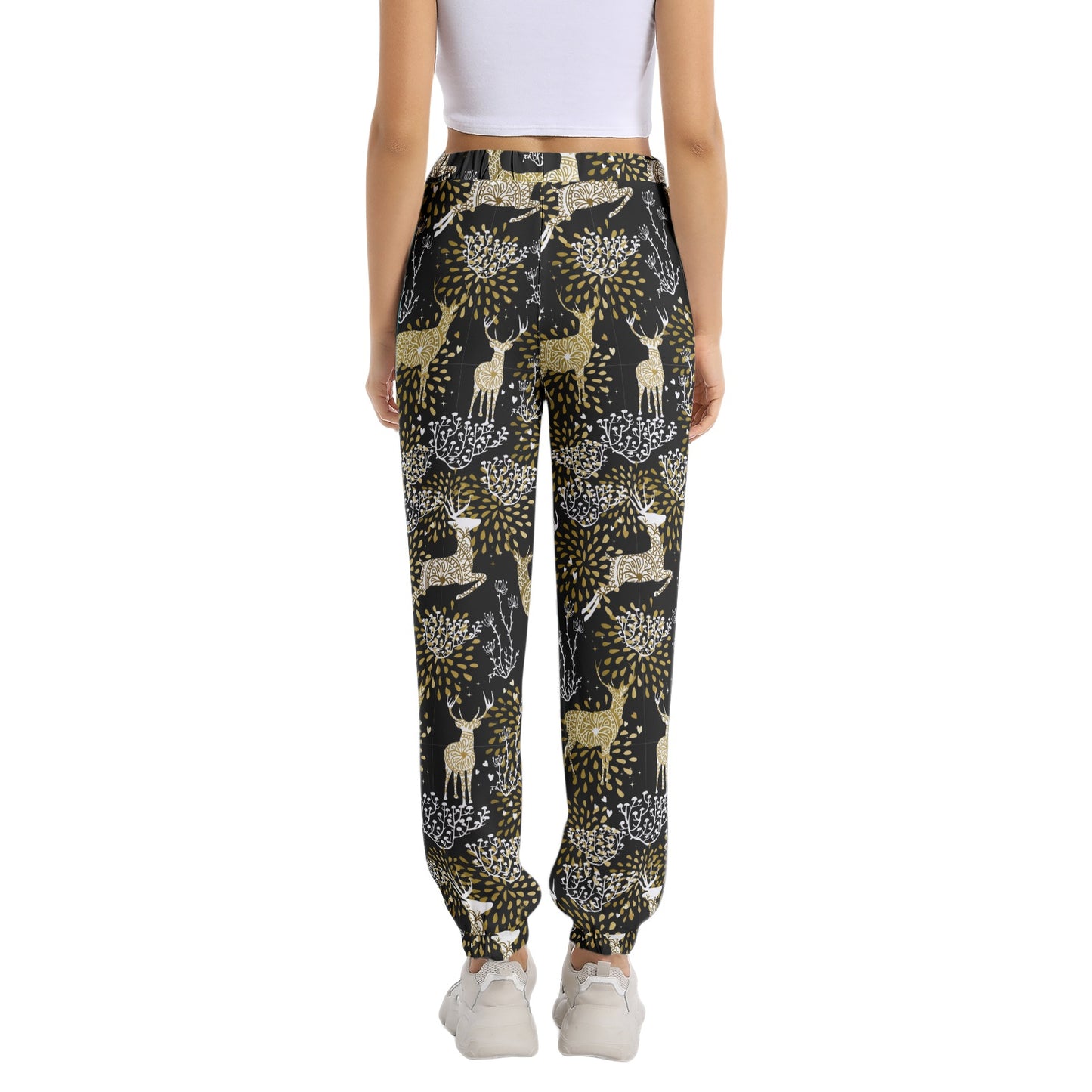 Elastic Waist Tapered Sweatpant