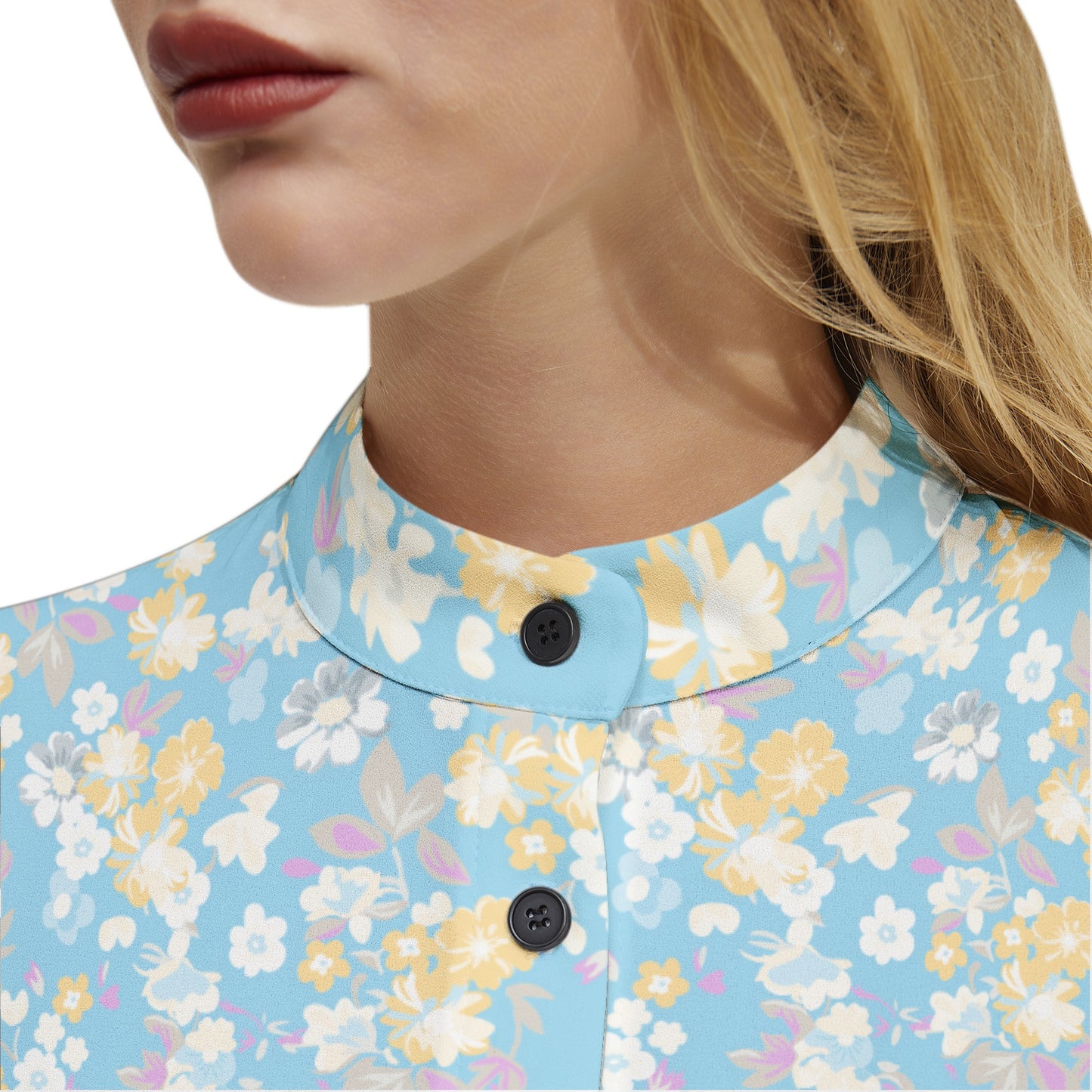 Long Sleeve Button Up Casual Shirt Top